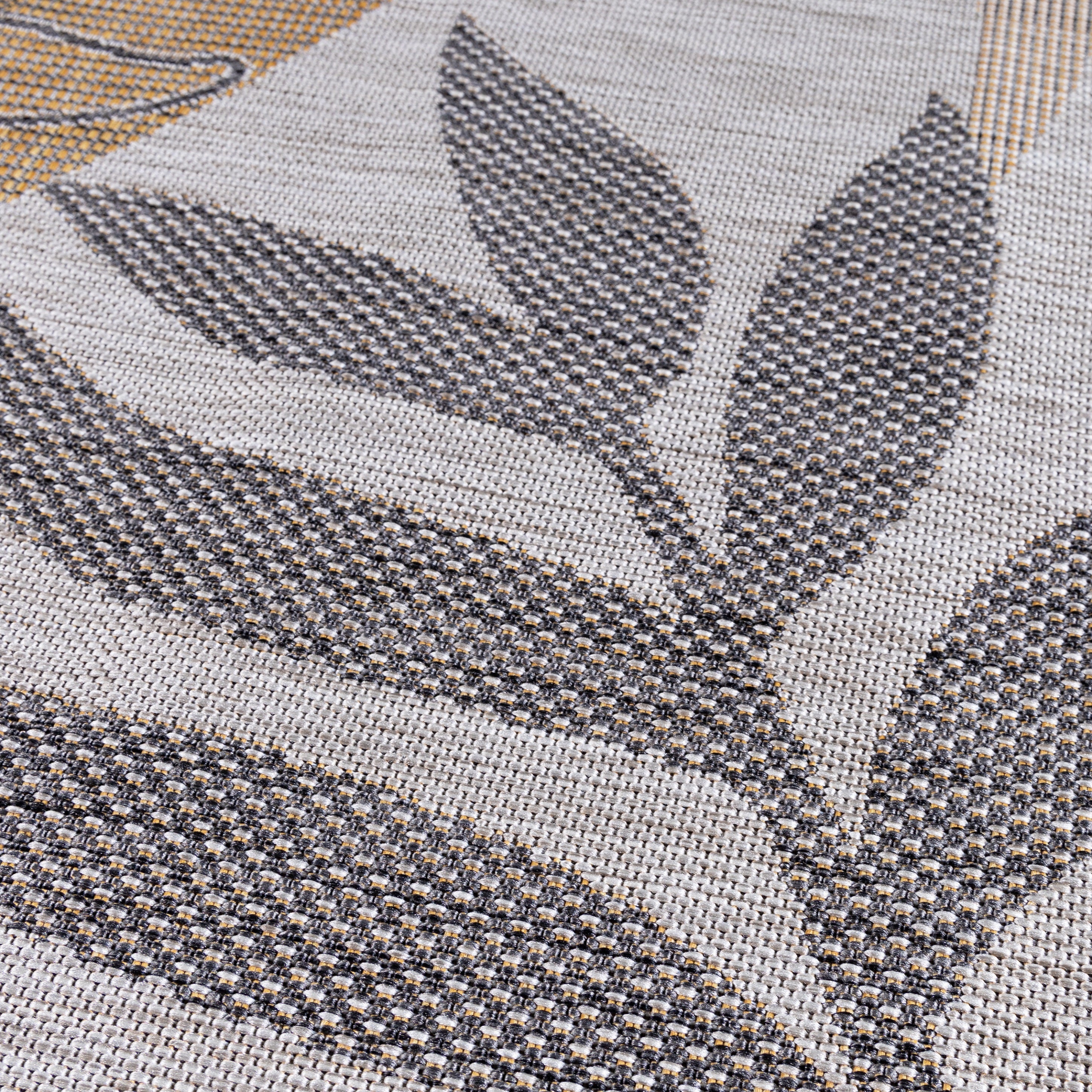 Indoor & Outdoor Rug Palm Tree Design Flat Weave Kitchen Rug Balcony Patio