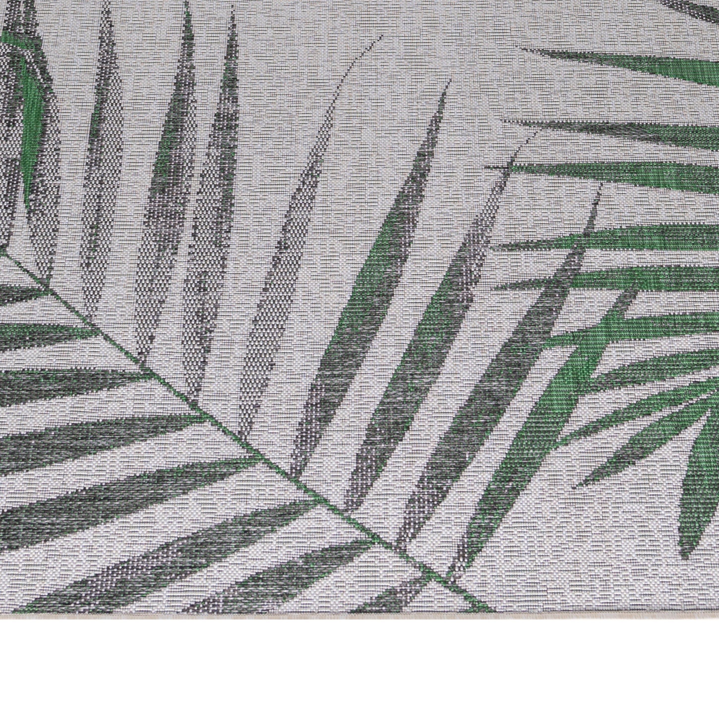 Indoor & Outdoor Rug Palm Tree Design Flat Weave Kitchen Rug Balcony Patio