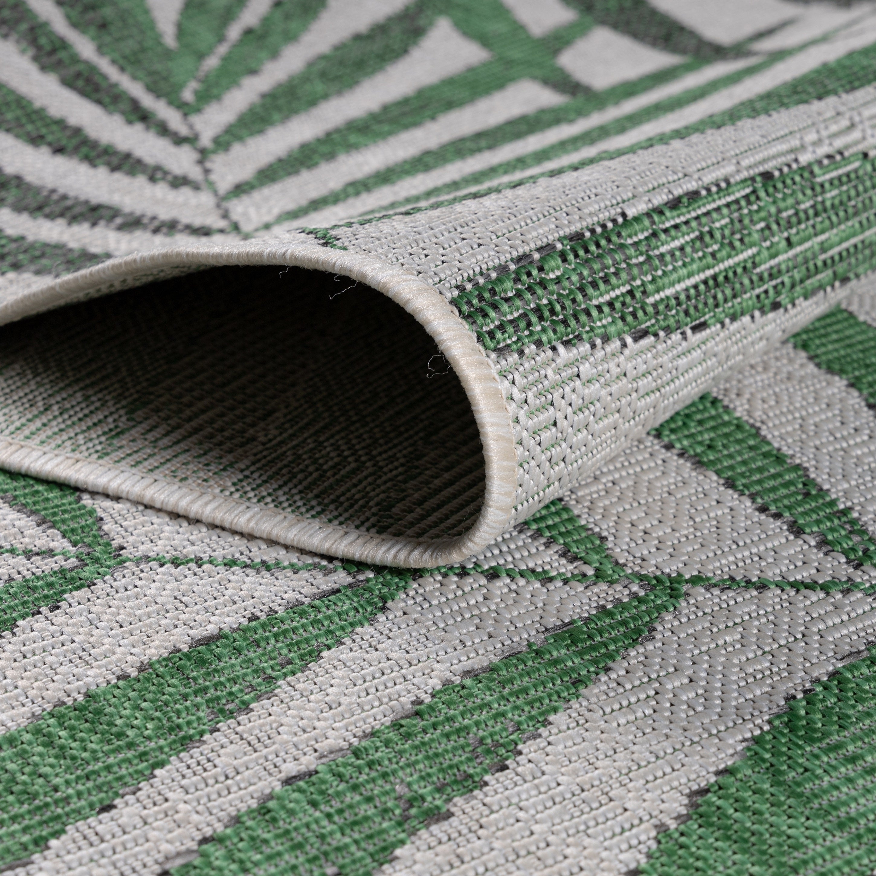 Indoor & Outdoor Rug Palm Tree Design Flat Weave Kitchen Rug Balcony Patio