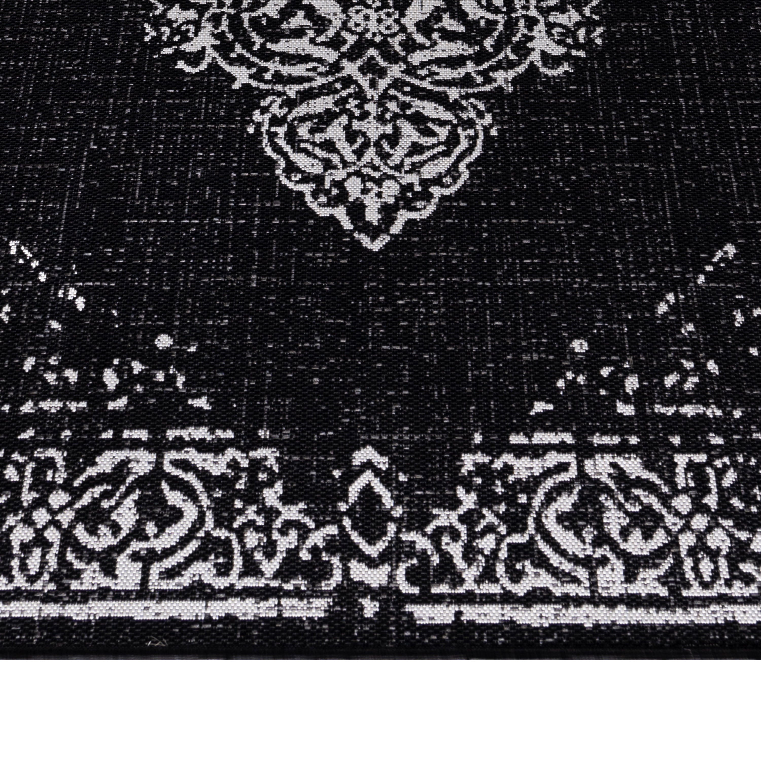 Indoor & Outdoor Rug Vintage Design Flat Weave Kitchen Rug Balcony Patio