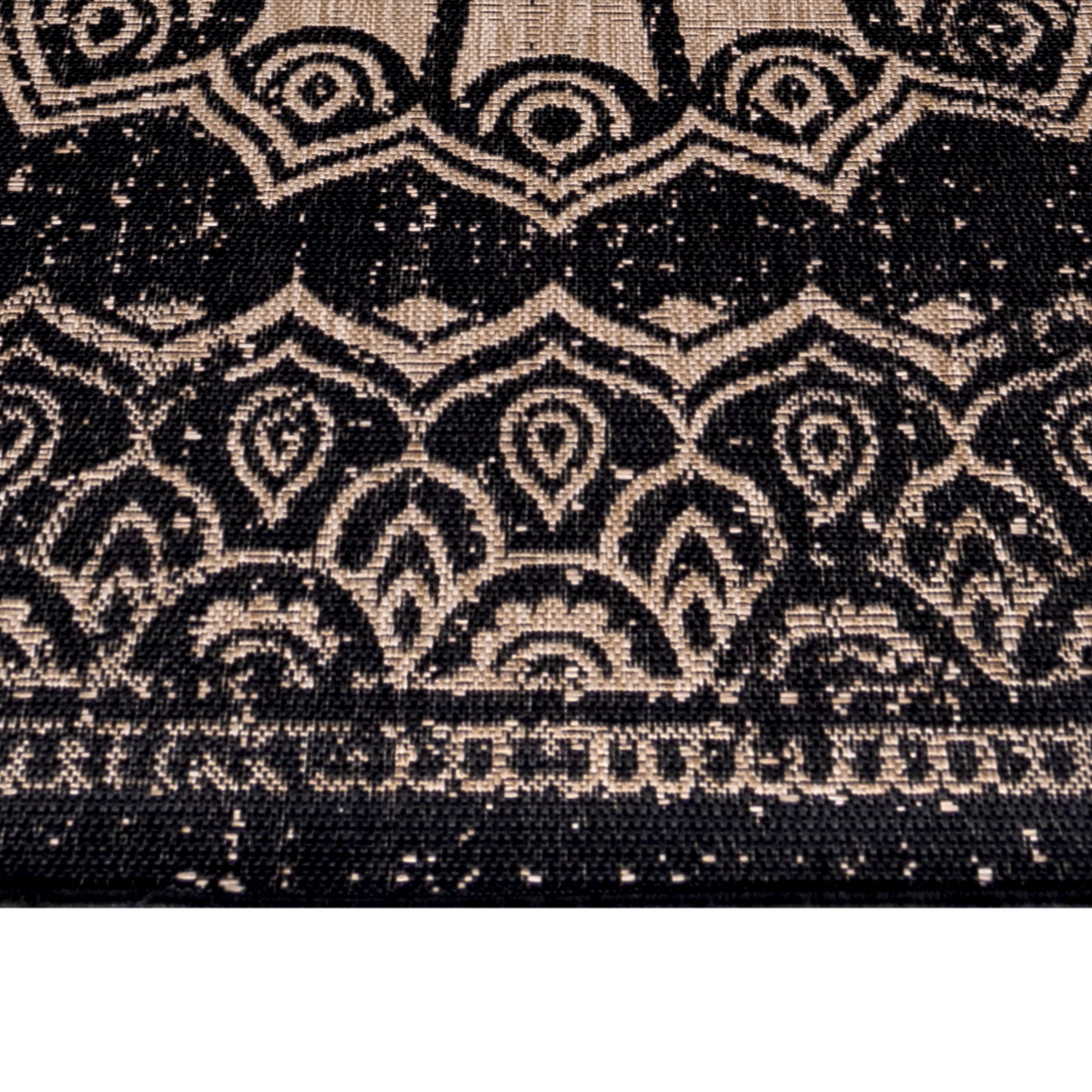 Indoor & Outdoor Rug Vintage Design Flat Weave Kitchen Rug Balcony Patio