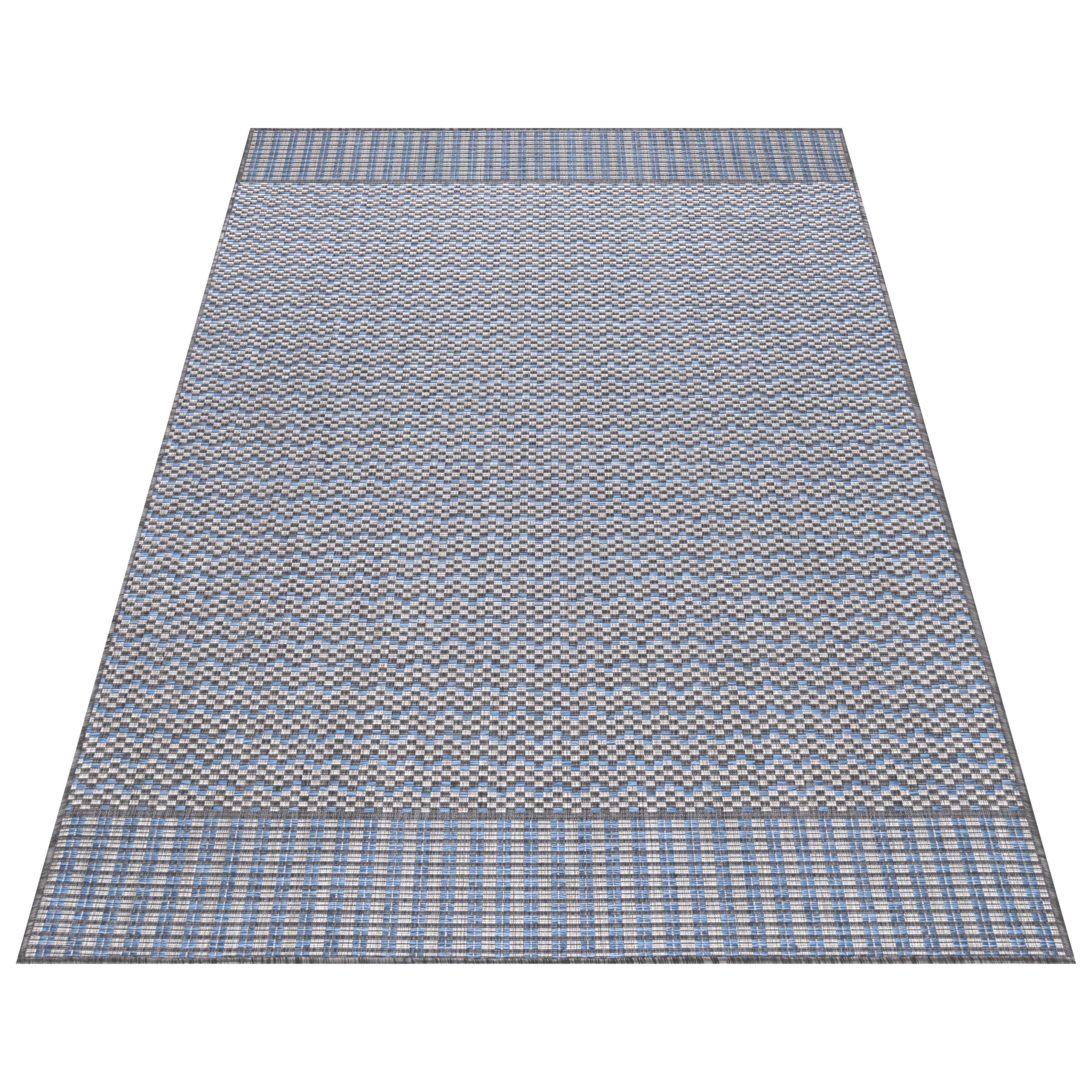 Indoor & Outdoor Rug Vintage Design Flat Weave Kitchen Rug Balcony Patio