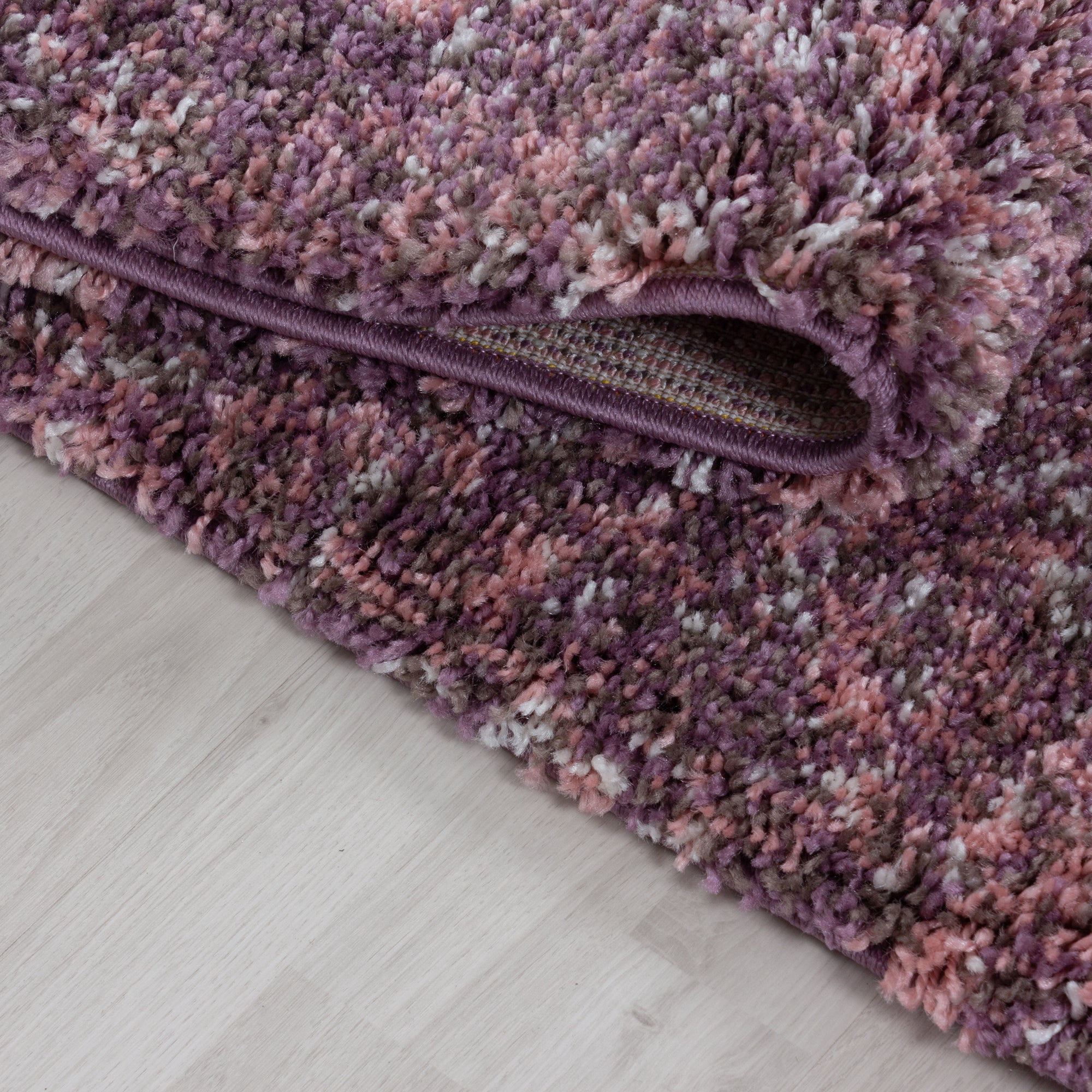 Hochflor Teppich Meliert Design Shaggy Teppich Vintage-Stil Teppich Wohnzimmer