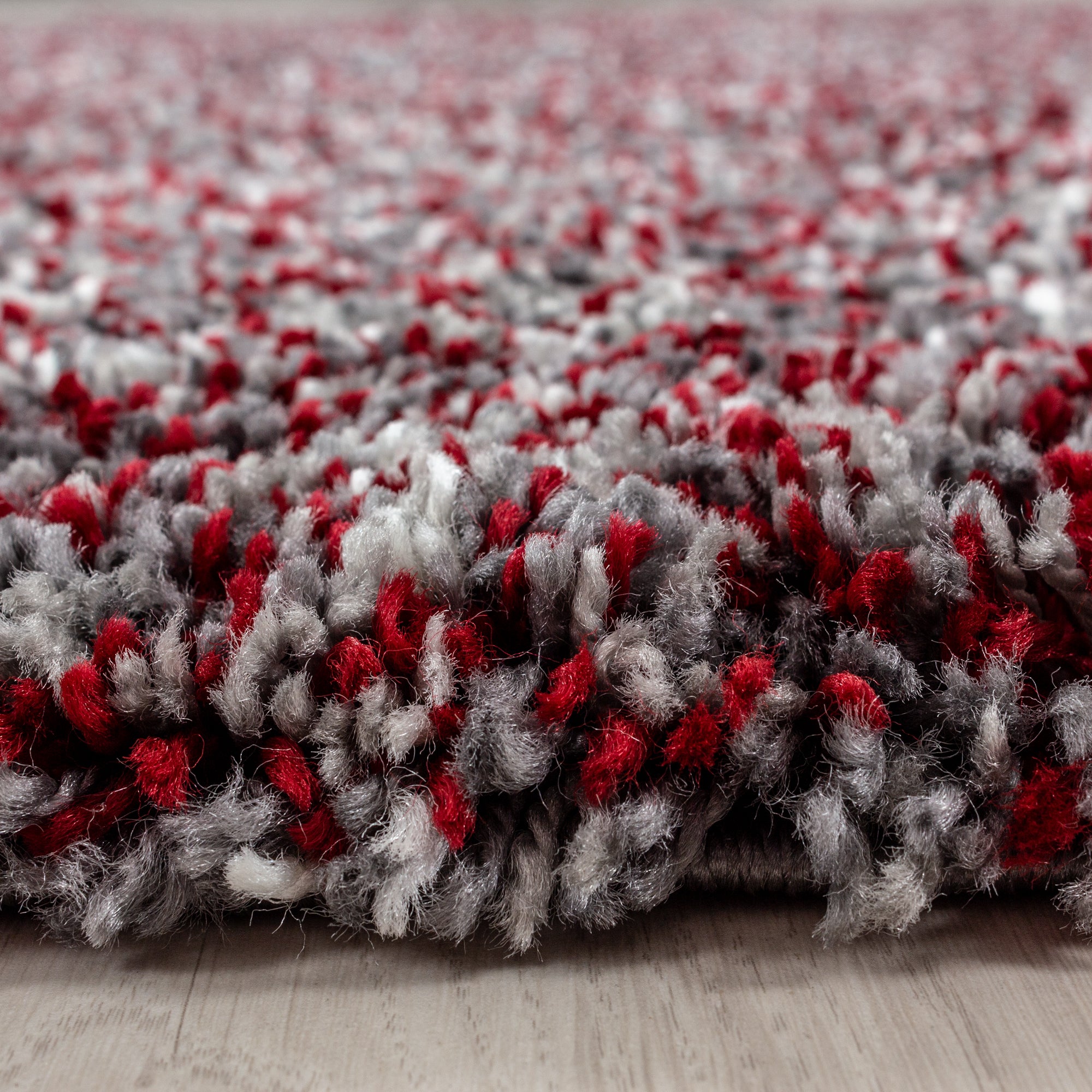 Hochflor Teppich Meliert Design Shaggy Teppich Vintage-Stil Teppich Wohnzimmer