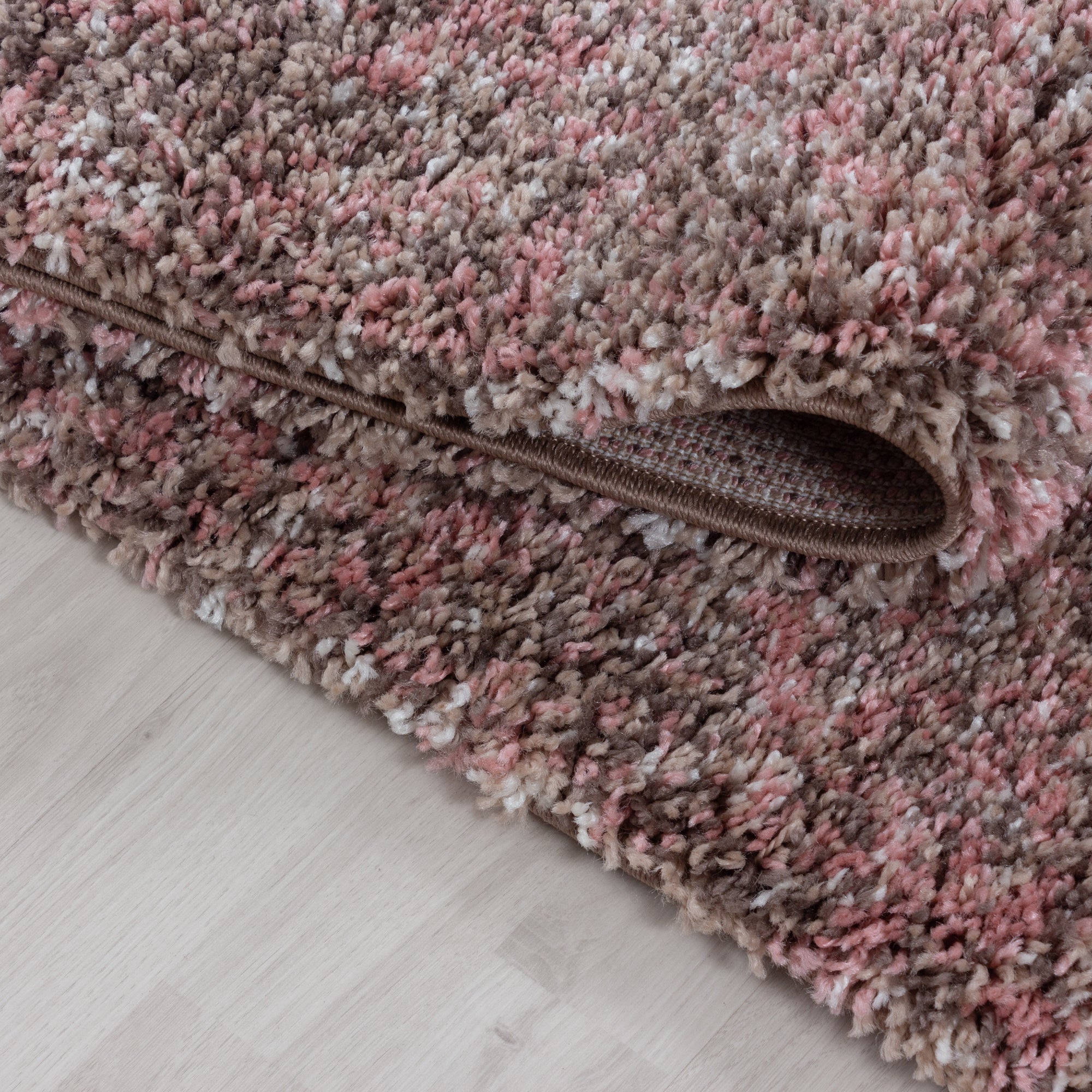 Hochflor Teppich Meliert Design Shaggy Teppich Vintage-Stil Teppich Wohnzimmer