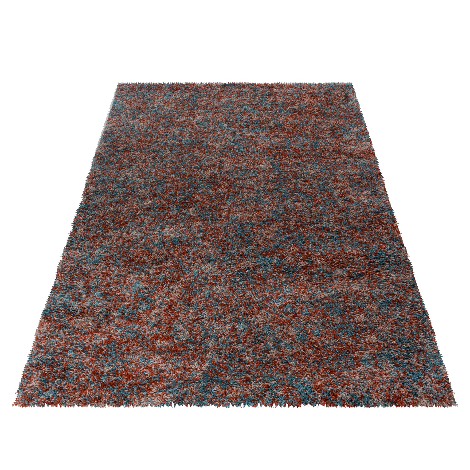 Hochflor Shaggy Teppich Meliert Design Teppich Vintage-Stil Teppich Wohnzimmer