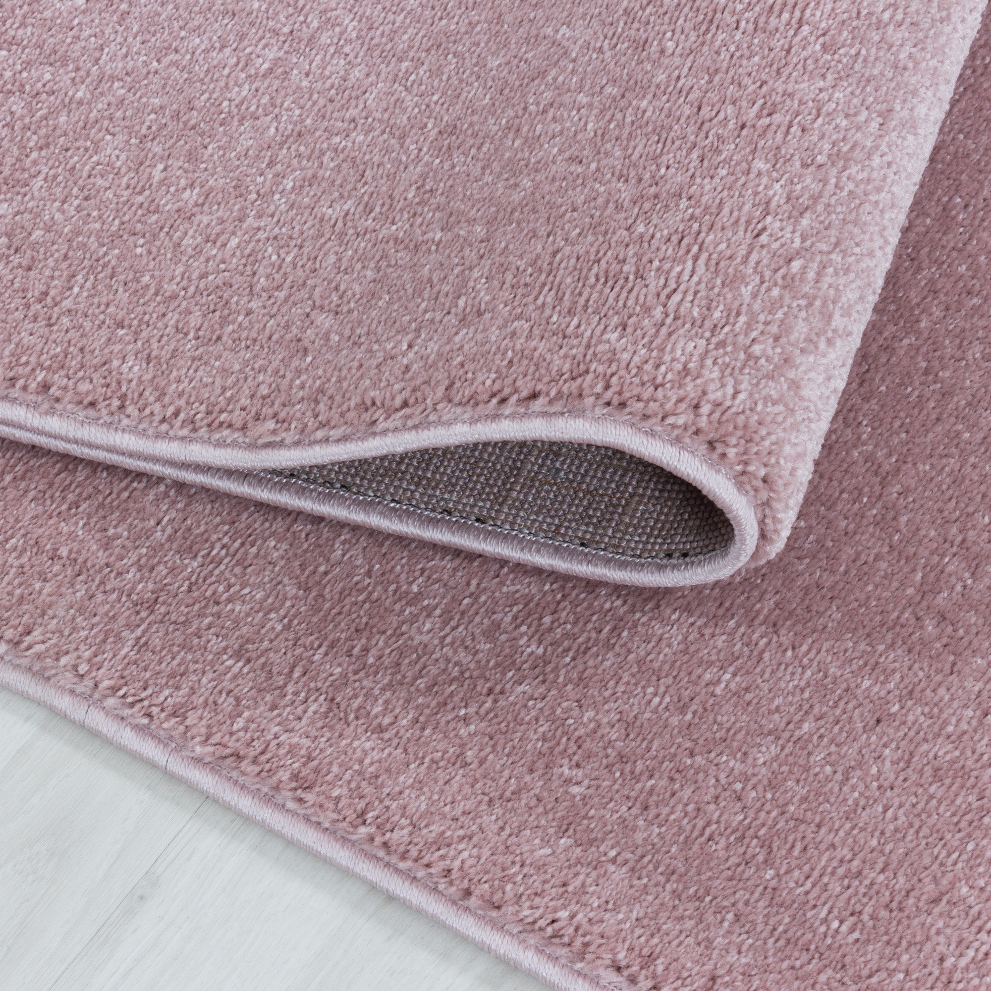 Modern Designer Kurzflor Teppich Wohnzimmer Einfarbig Robust Pflegeleicht