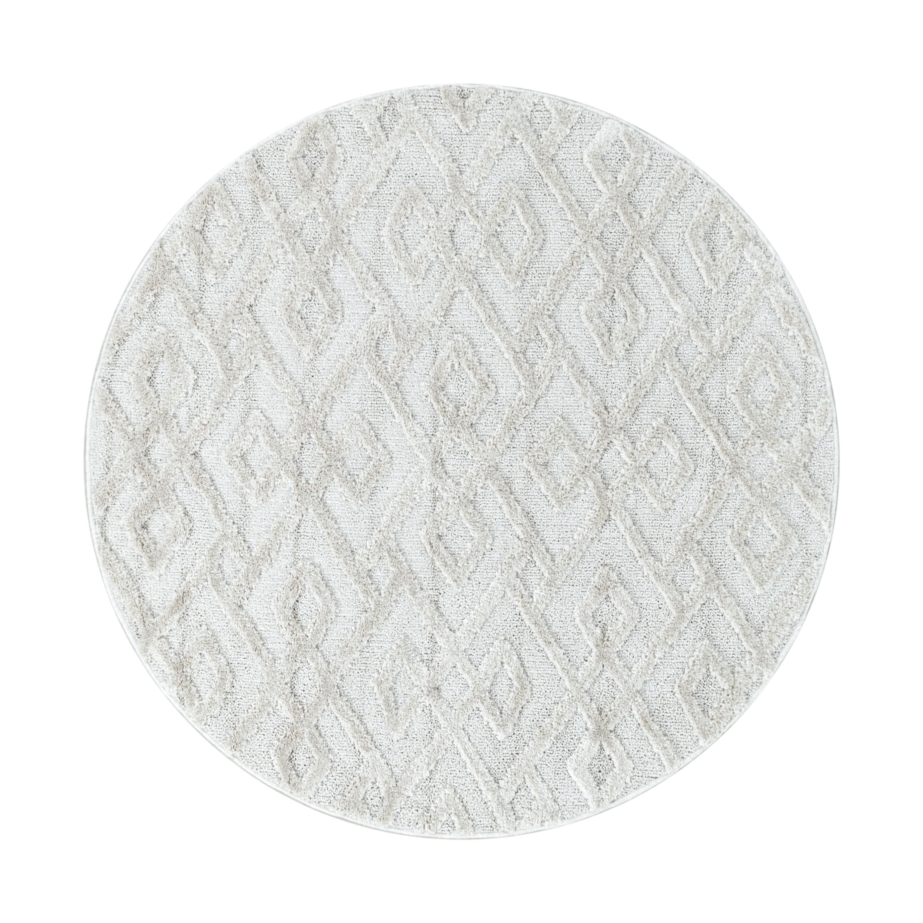 Teppich Wohnzimmer Geometrisch Design Weich Hoch-Tief Effekt Skandinavische Stil