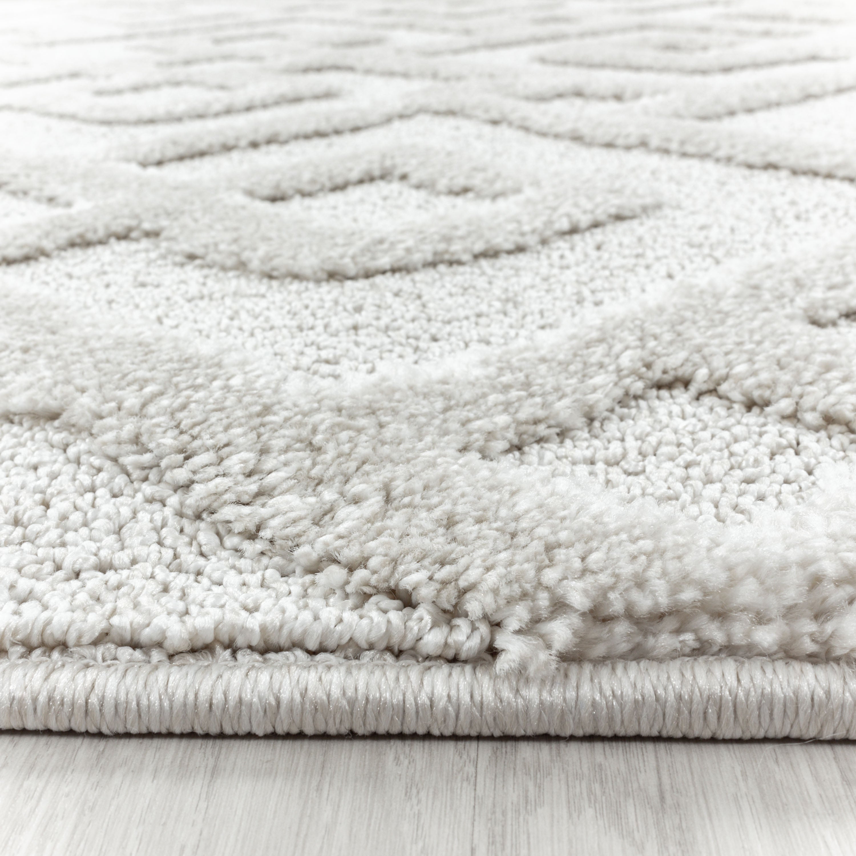 Carpet Living Room Geometric Design Soft High-Low Effect Scandinavian Style