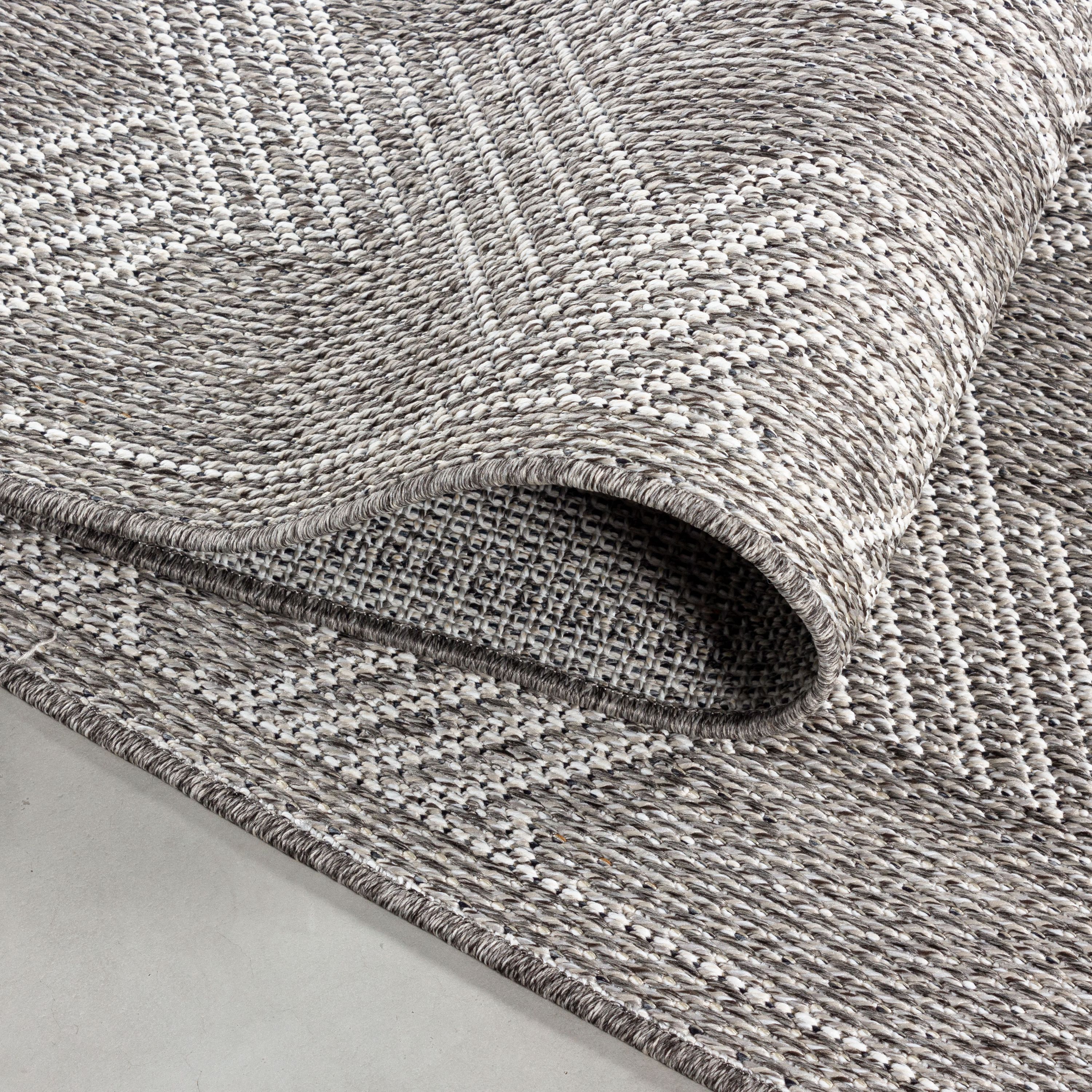Indoor & Outdoor Rug Geometric Design Weatherproof for Patio Balcony Kitchen