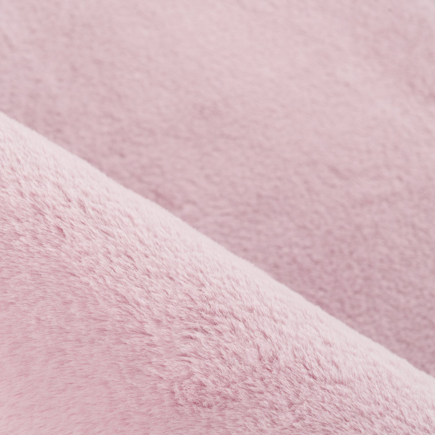 Teppich Wohnzimmer Einfarbig Fellimitat flauschig weich kuschelig Pastell Töne