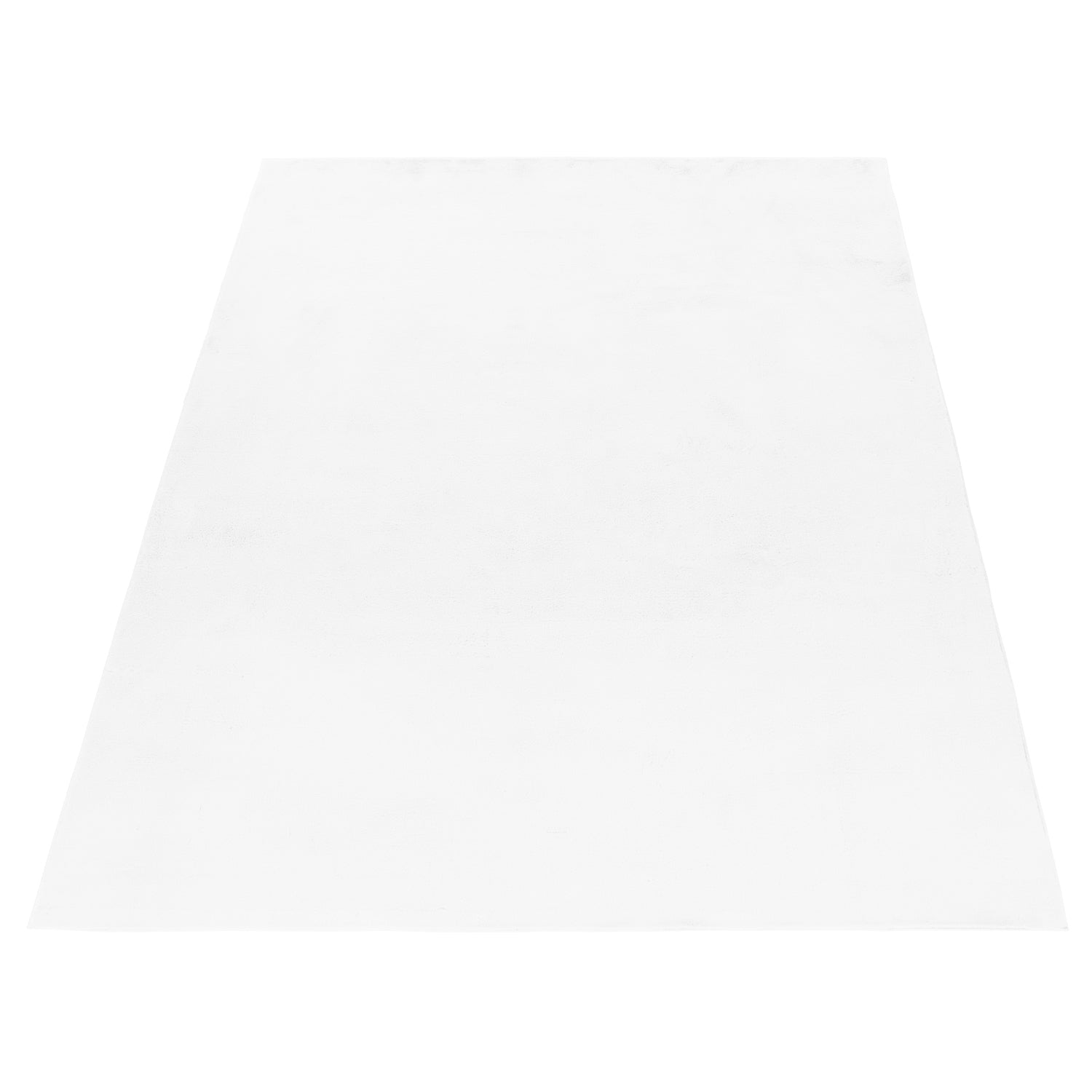 Teppich Wohnzimmer Einfarbig Fellimitat flauschig weich kuschelig Pastell Töne