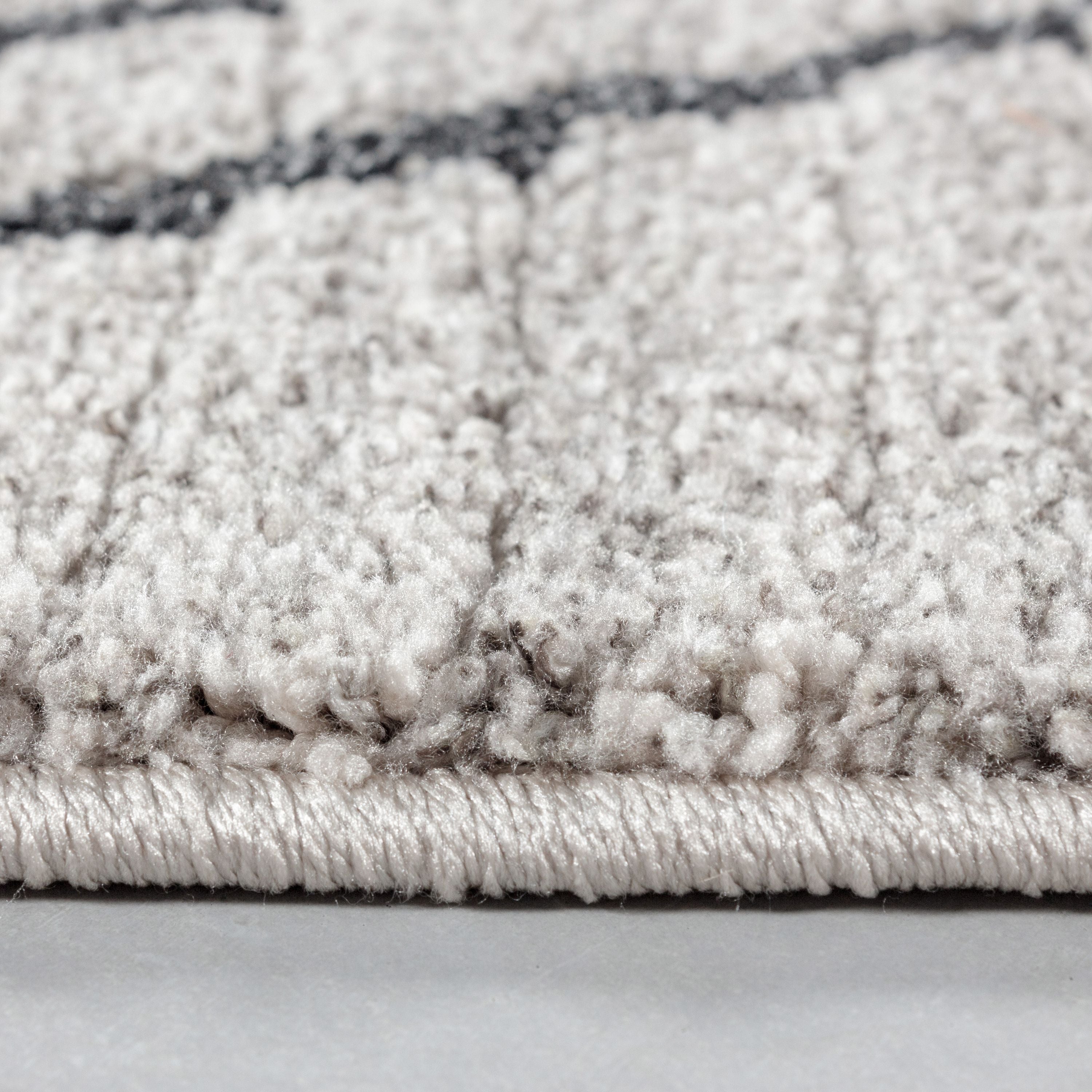Short pile carpet living room Boho design carpet Scandinavian style natural look