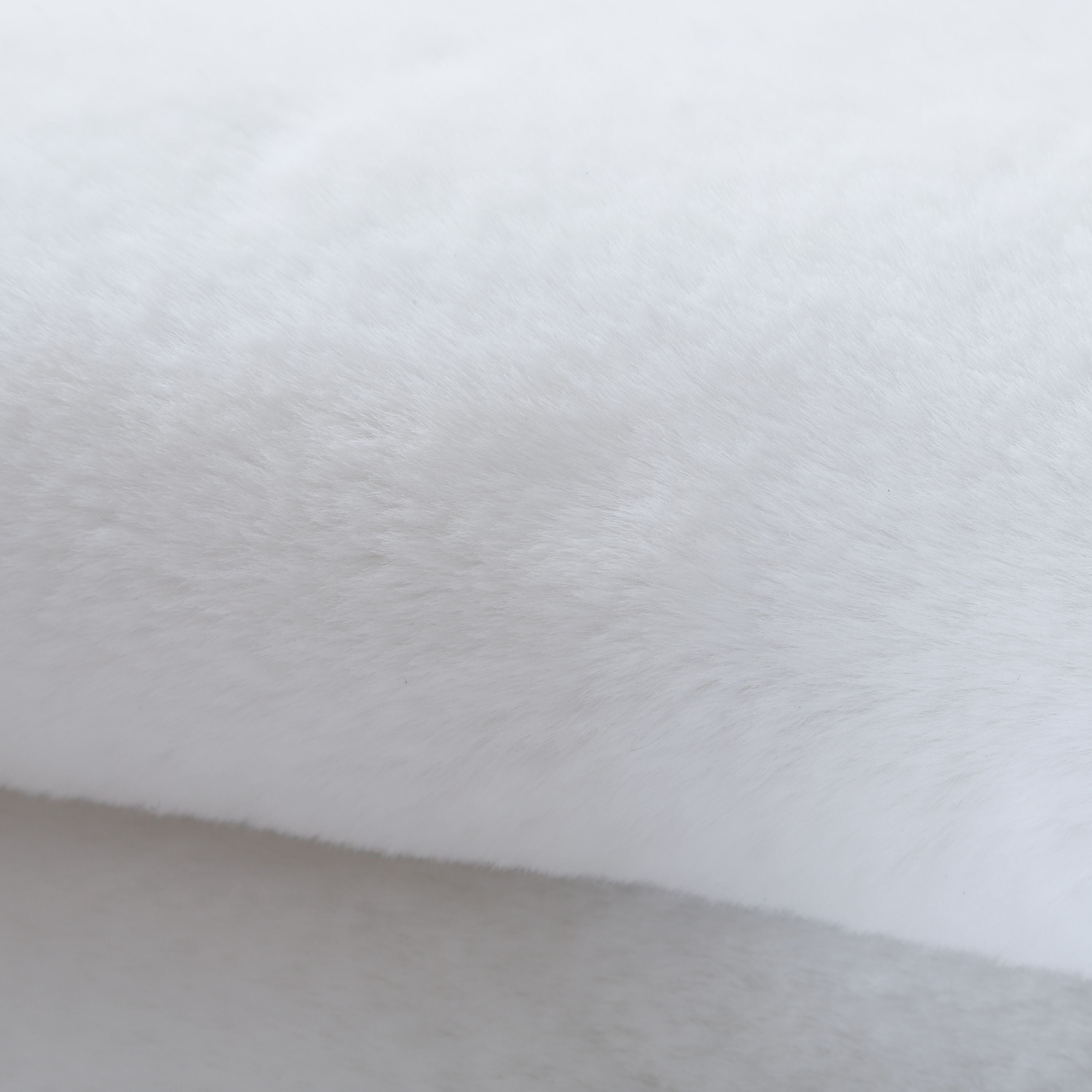 Rug plush plain cloud shape faux fur children's room super soft fur look