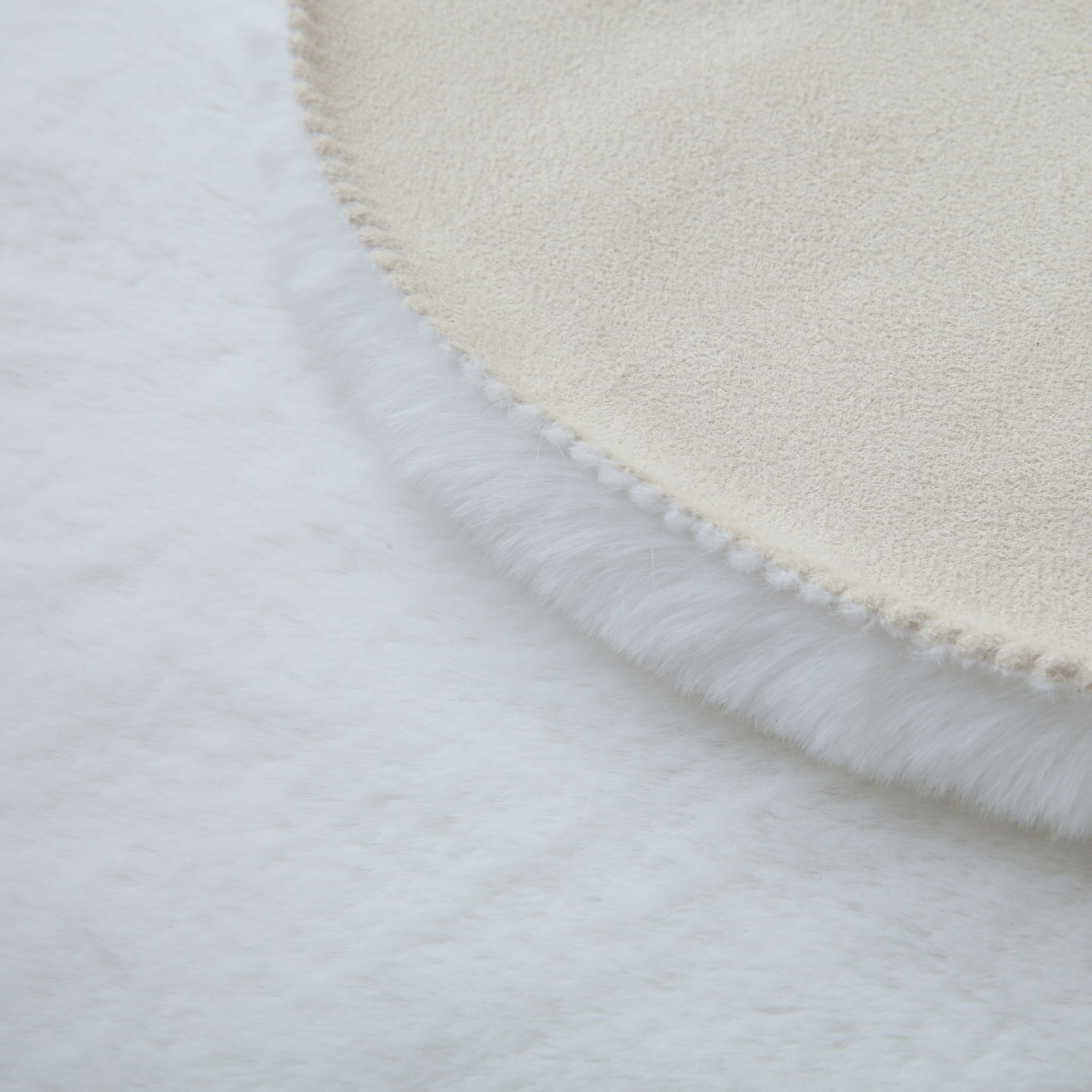 Tapis peluche uni forme peau de mouton tapis fausse fourrure chambre aspect fourrure