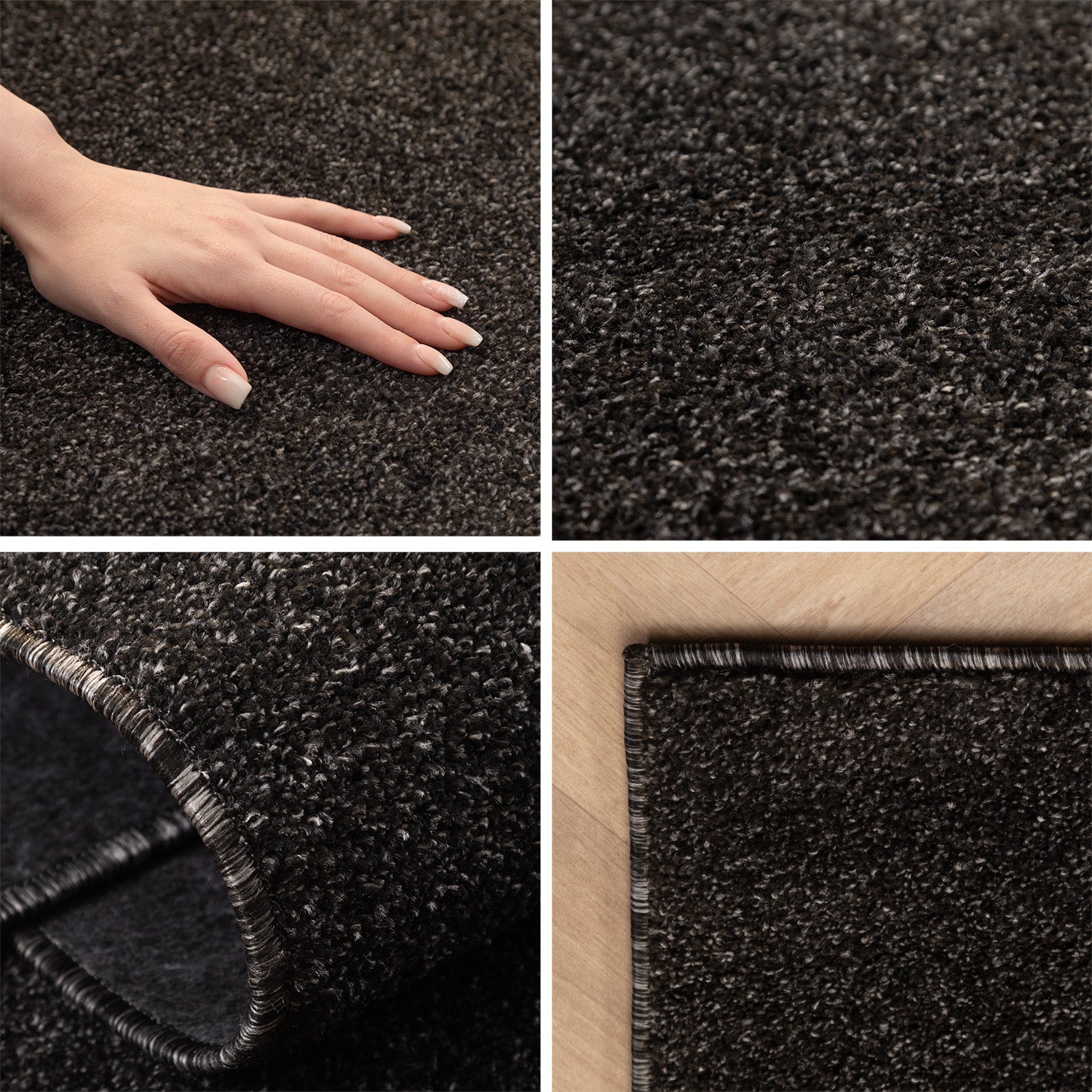 Solid color rug for living room, bedroom, runner, kitchen, short pile, soft