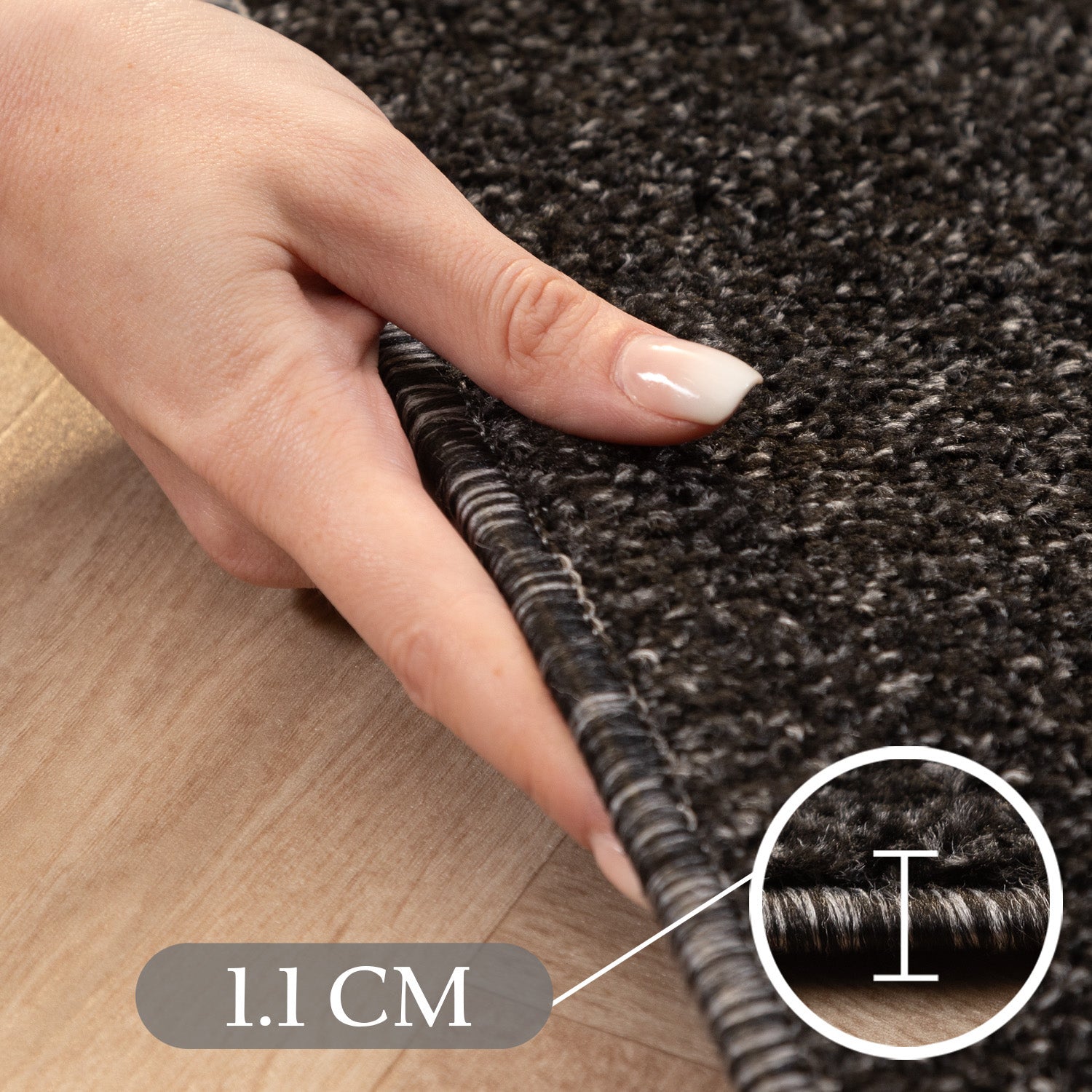 Solid color rug for living room, bedroom, runner, kitchen, short pile, soft