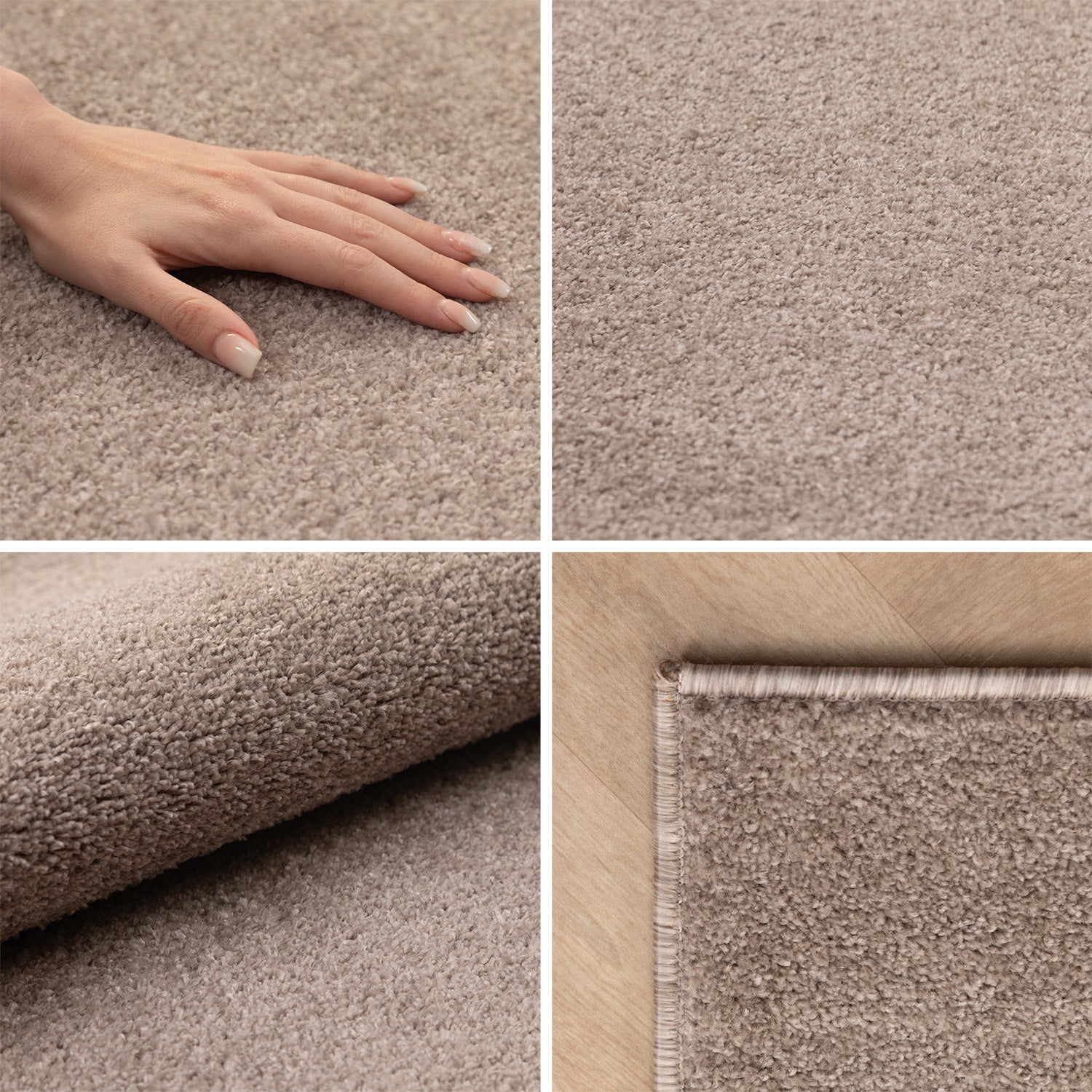 Solid color rug for living room, bedroom, runner, kitchen, short pile, soft