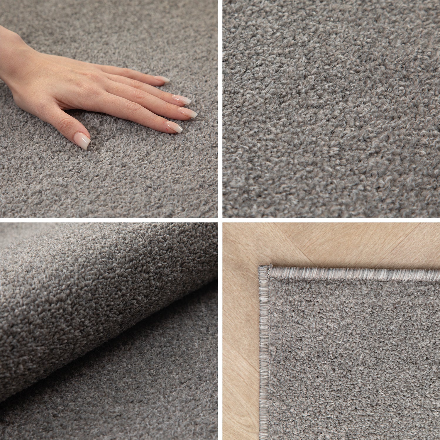 Solid color rug for living room, bedroom, runner, kitchen, short pile, soft