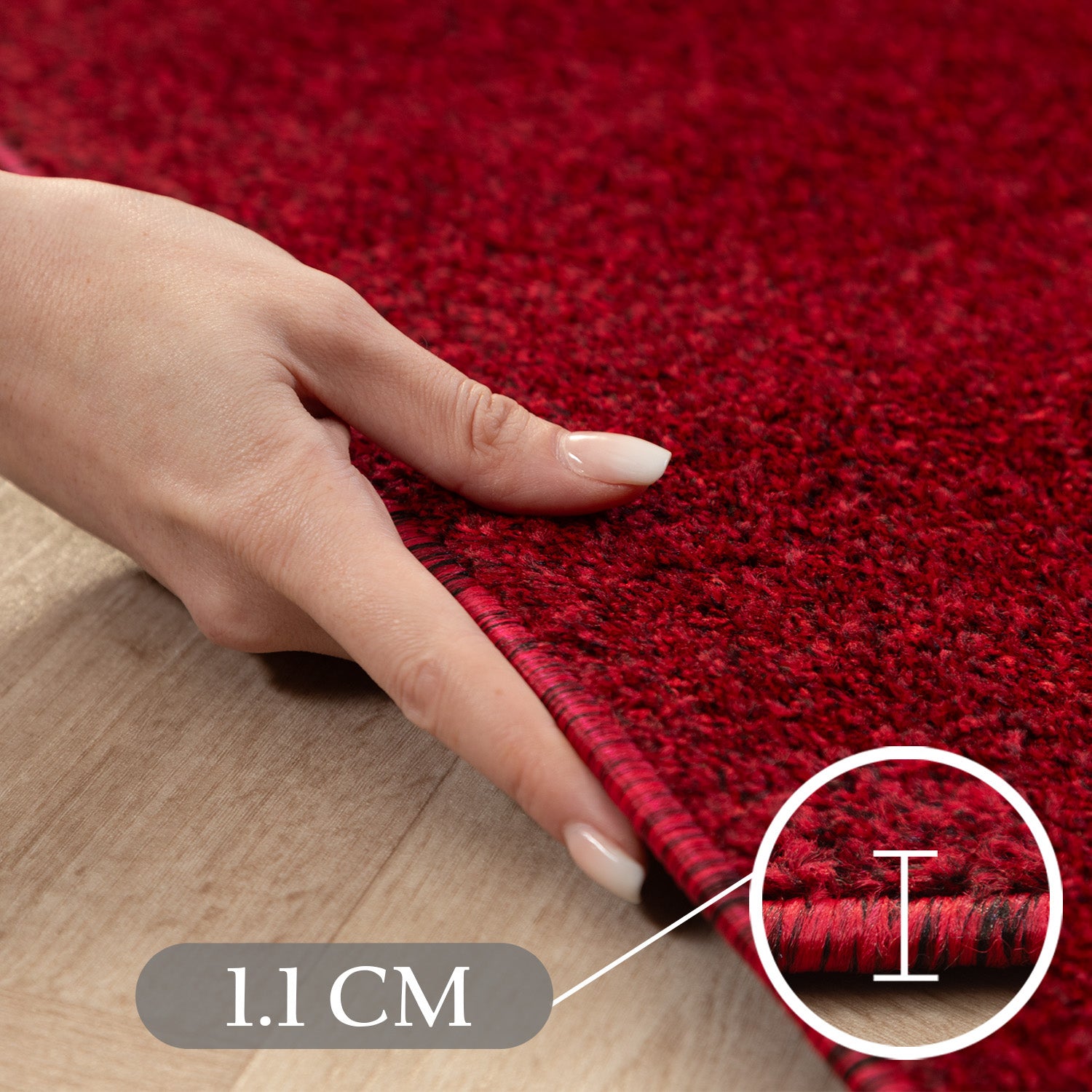 Solid color rug for living room, bedroom, runner, kitchen, short pile, soft