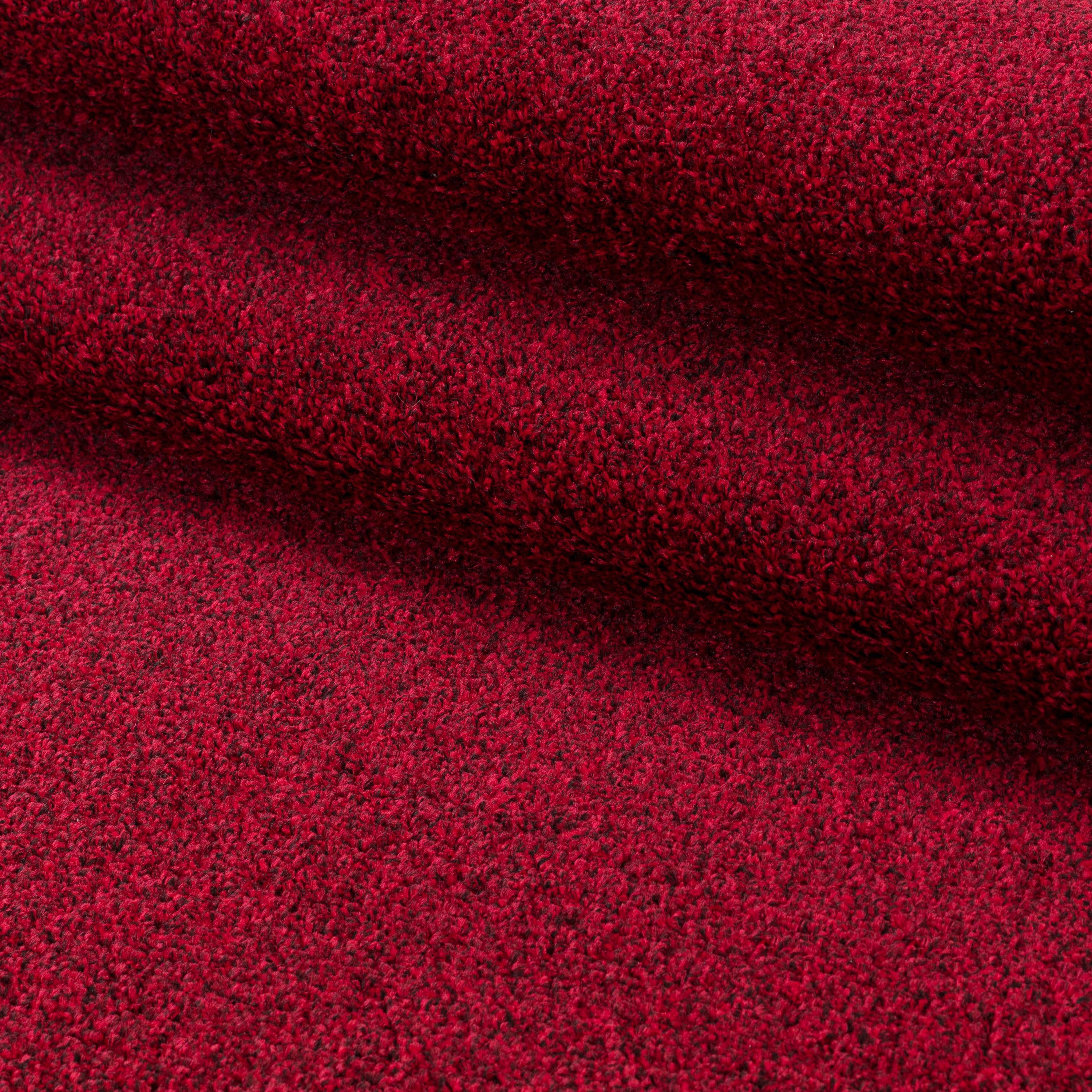 Kurzflor Teppich Rund Wohnzimmer Schlafzimmer Küchenteppich Einfarbig Weich