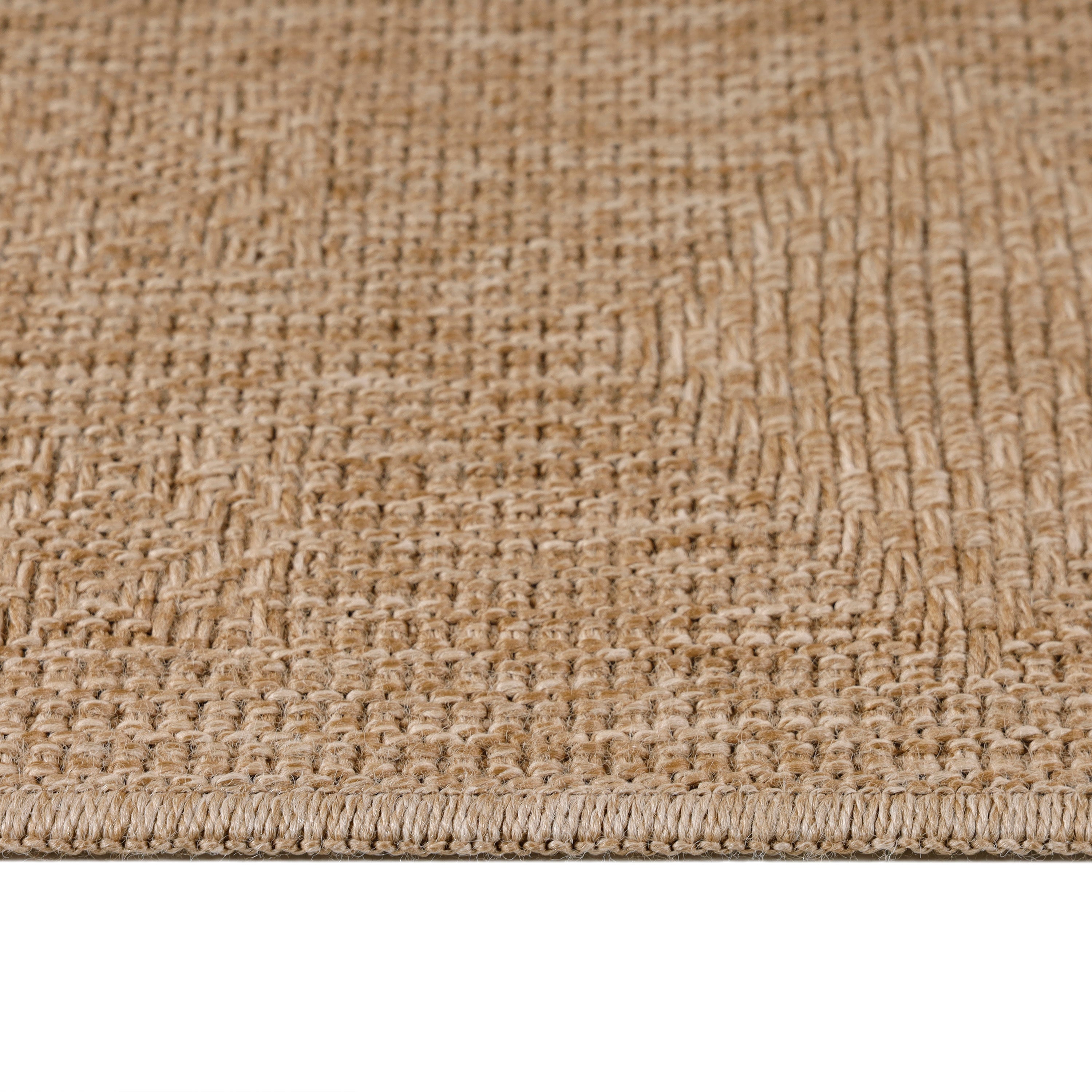 In-& Outdoor Teppich Wetterfest Vintage Design Natur Optik Küche Balkon Terrasse