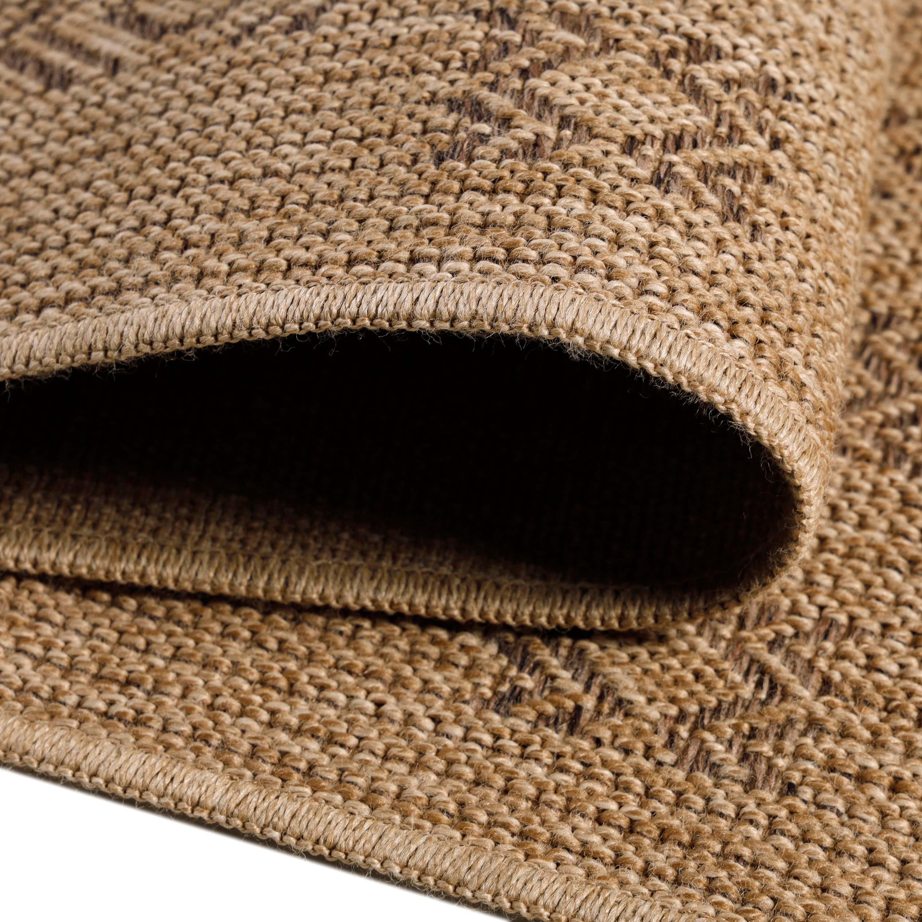 Indoor & Outdoor Rug Weatherproof Vintage Design Natural Look Kitchen Balcony Patio