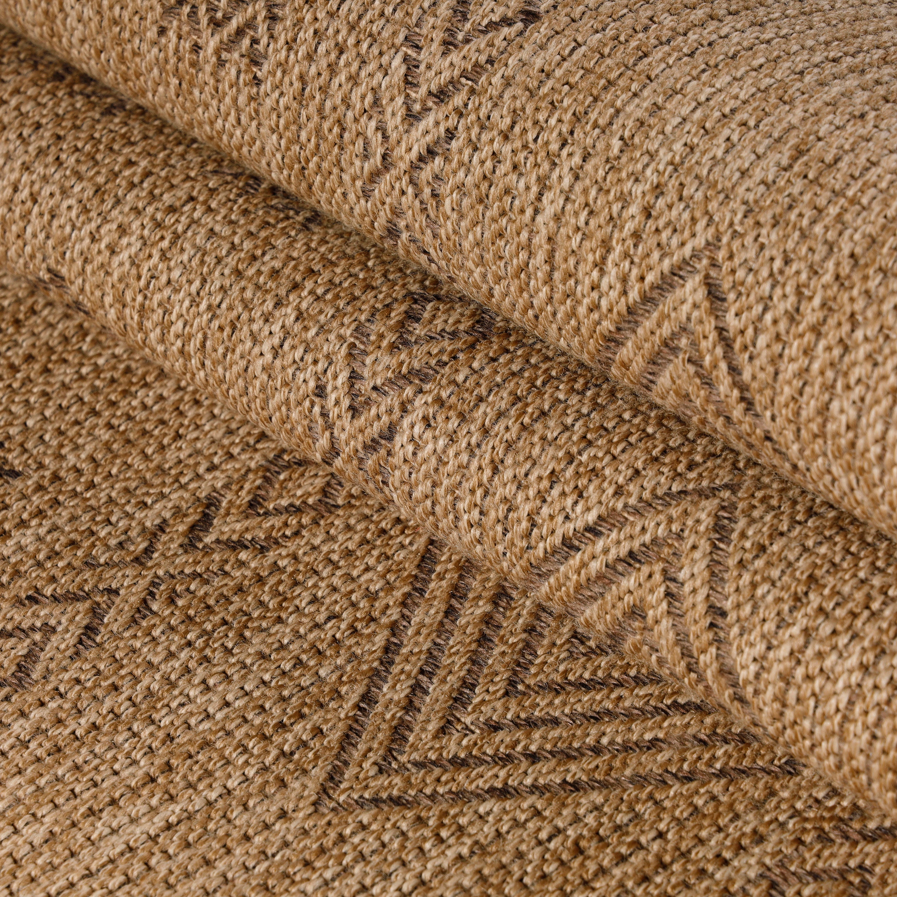 Indoor & Outdoor Rug Weatherproof Vintage Design Natural Look Kitchen Balcony Patio