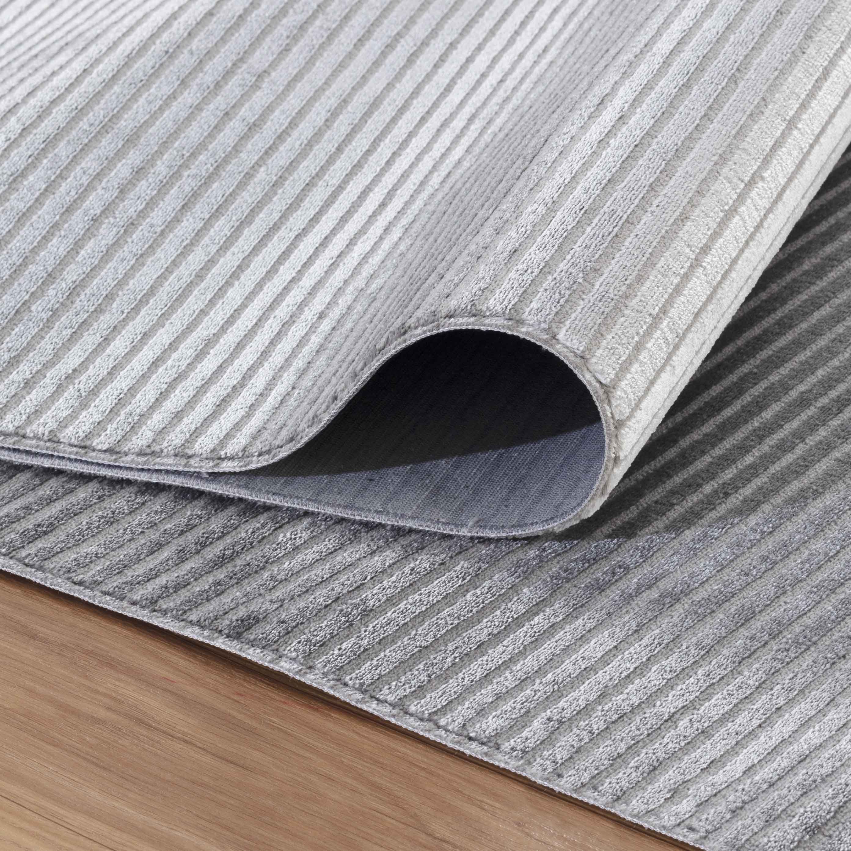 Modern Designer Wohnzimmer Teppich Dünner Einfarbig Boho-Stil Waschbar