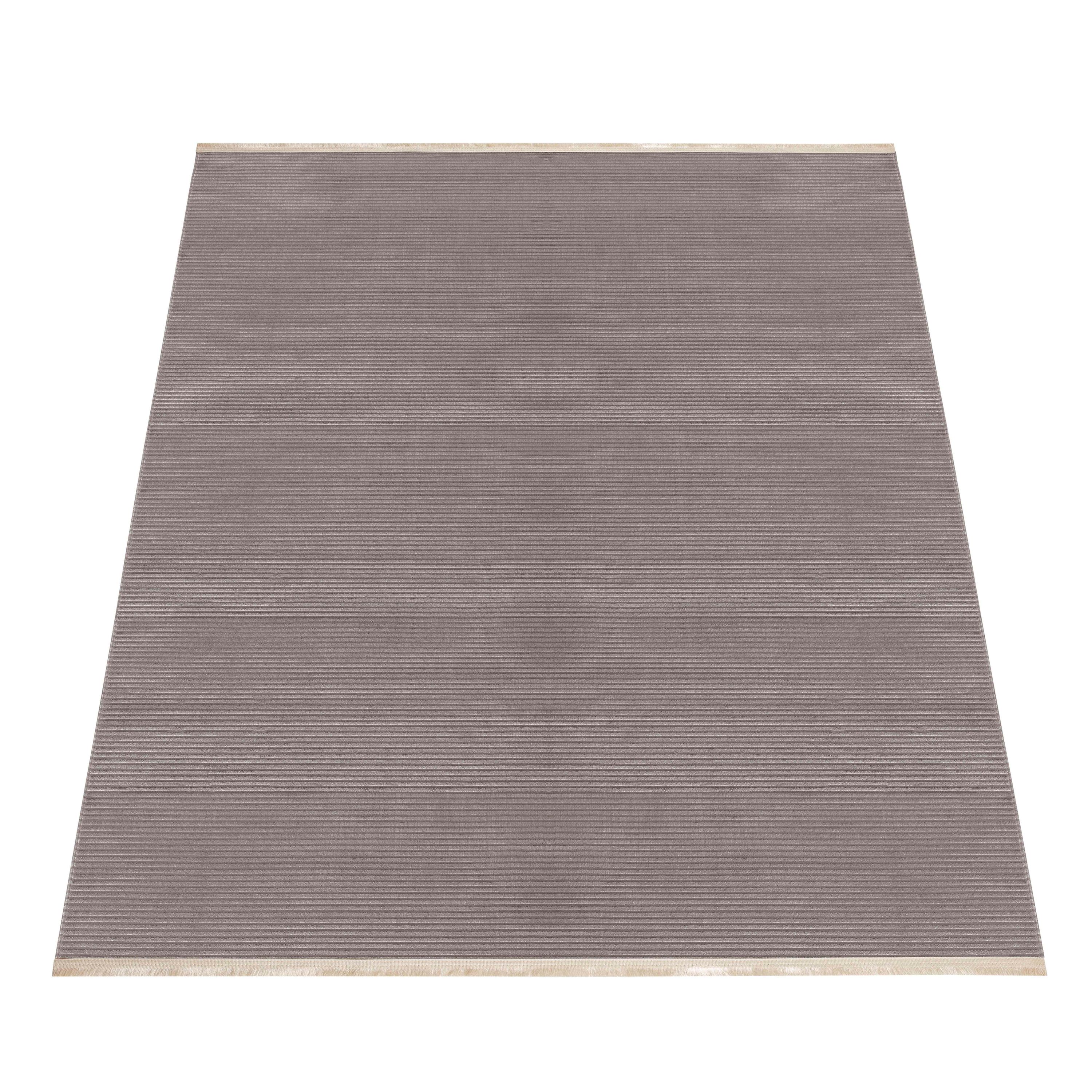 Modern Designer Wohnzimmer Teppich Dünner Einfarbig Boho-Stil Waschbar