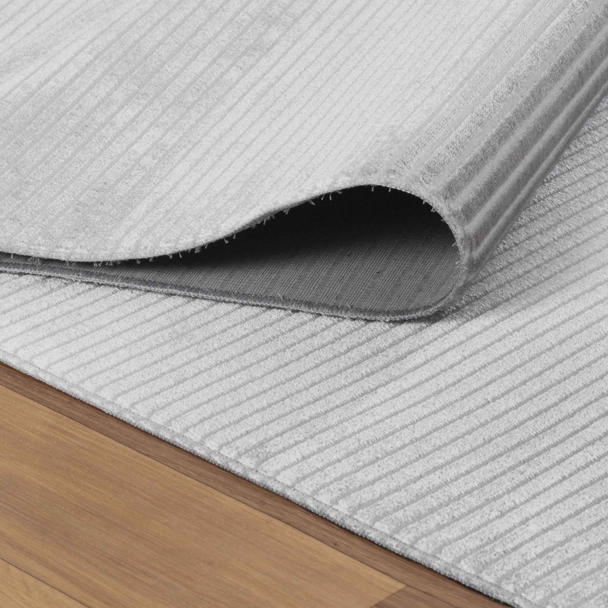Modern Designer Wohnzimmer Teppich Dünner Einfarbig Boho-Stil Waschbar