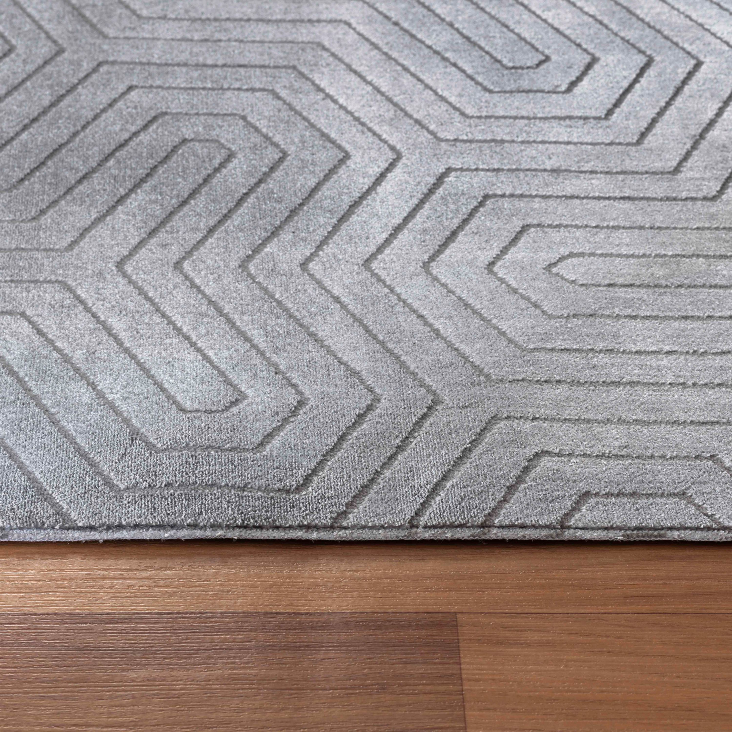 Modern Designer Wohnzimmer Teppich Dünner Einfarbig Boho-Stil Waschbar