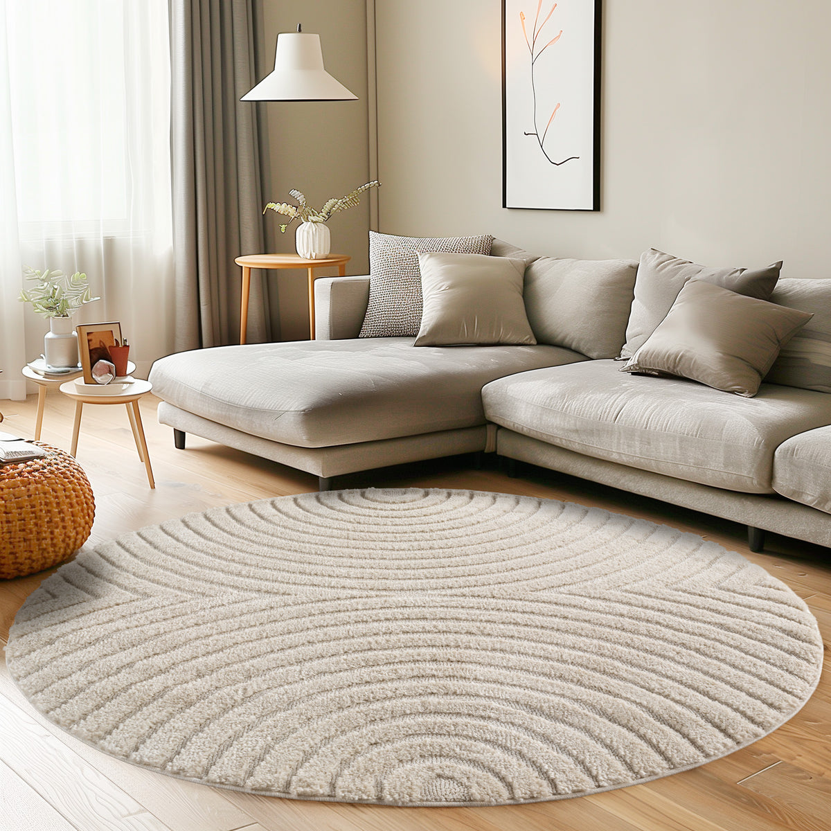 Carpettex Hochflor Teppich Shaggy Weich Skandi Boho