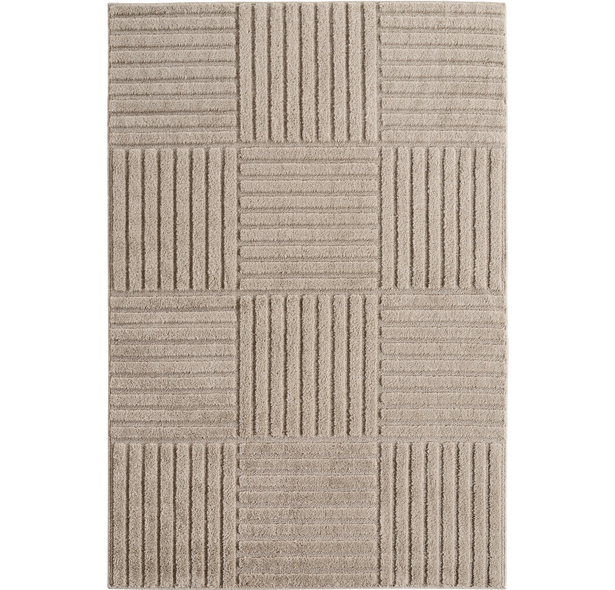 Carpettex Hochflor Teppich Skandi Boho Hoch-Tief Shaggy