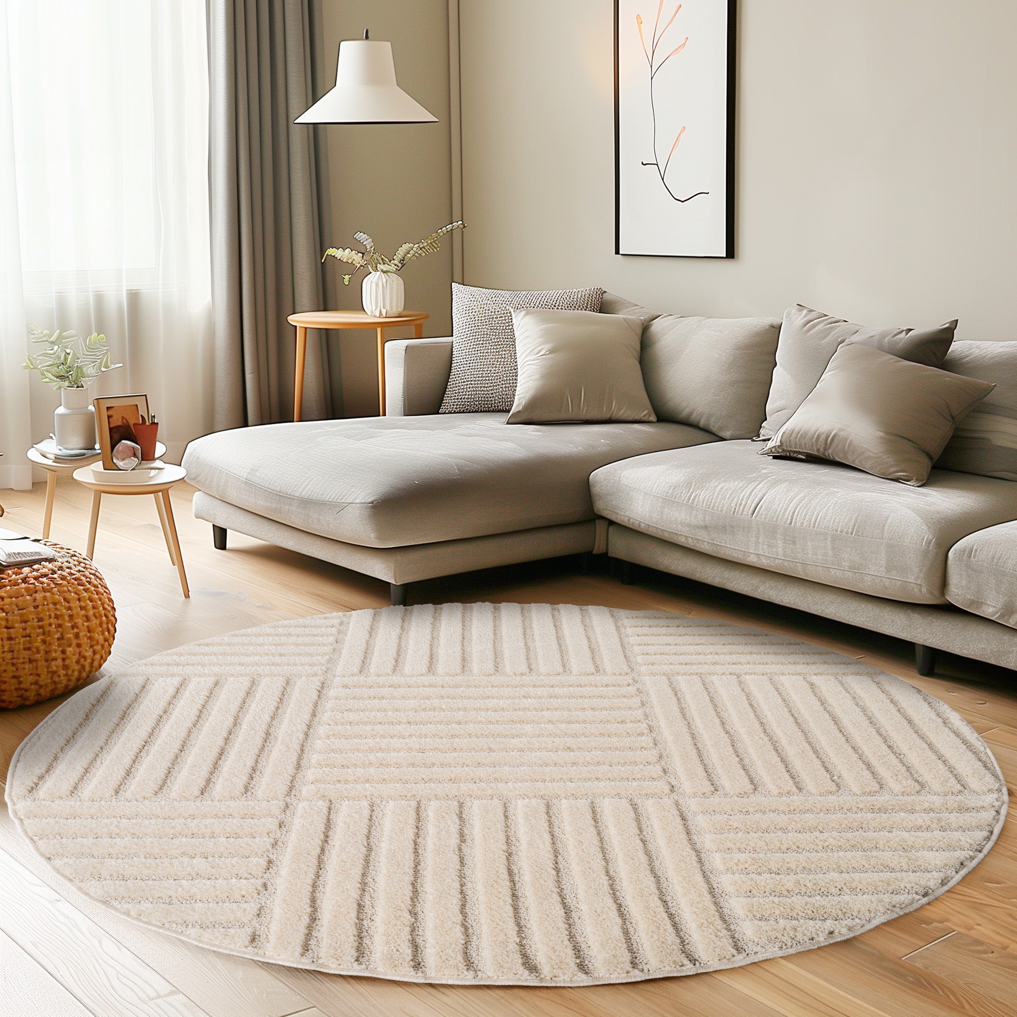 Teppich Wohnzimmer Schlafzimmer Küchenteppich Boho Stil Pflegeleicht Design