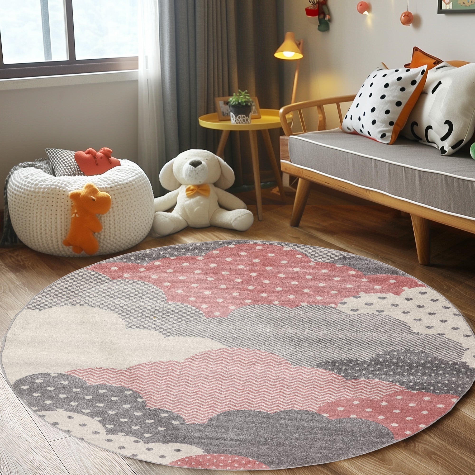 Kinderteppich Kinderzimmer Wolke Design Kinder Teppich Babyzimmer Weicher Flor