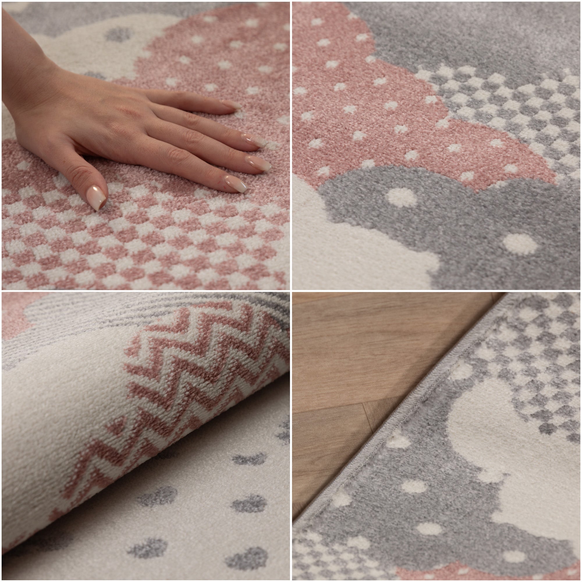 Kinderteppich Kinderzimmer Wolke Design Kinder Teppich Babyzimmer Weicher Flor