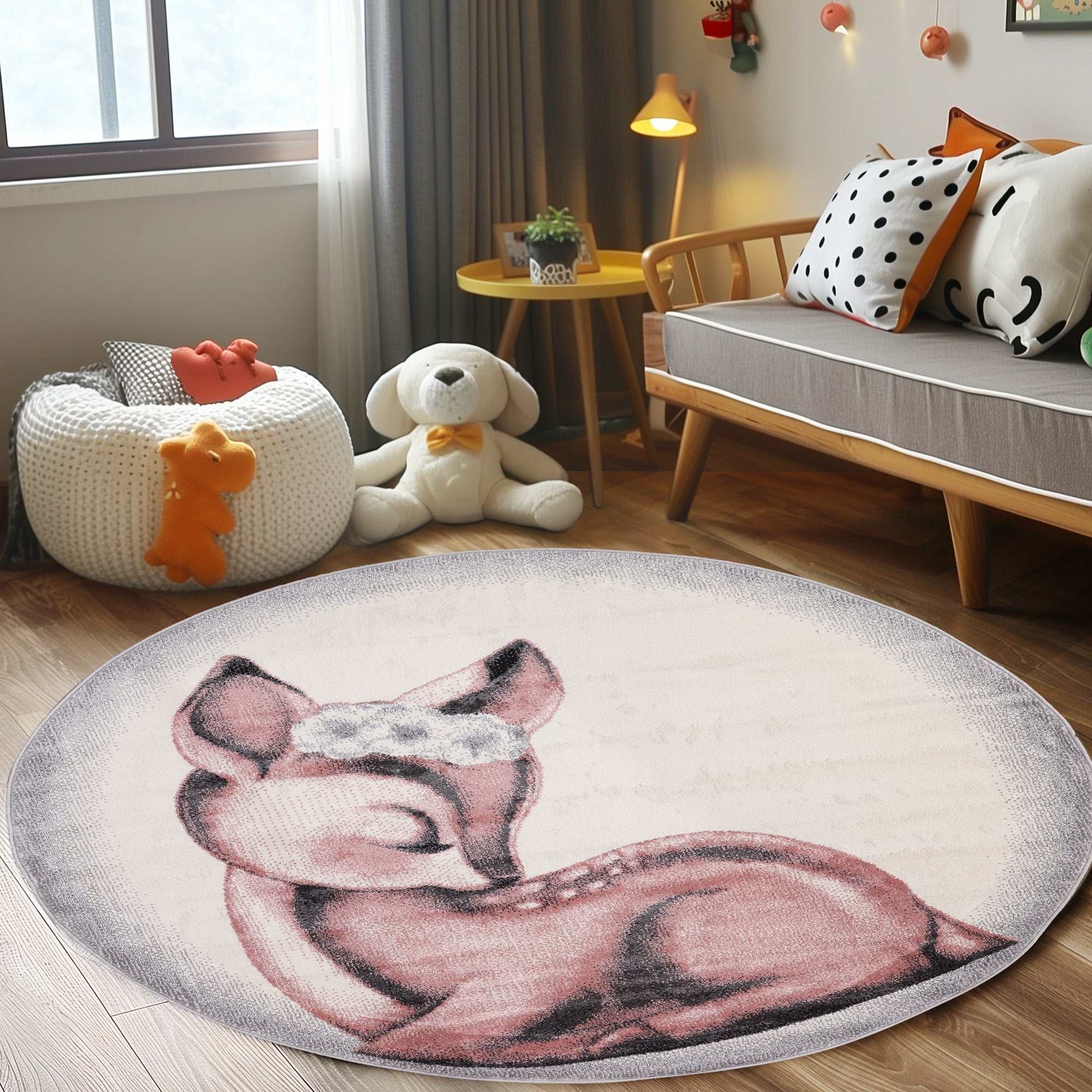 Kinderteppich Kinderzimmer Rehkidz Design Kinder Teppich Babyzimmer Weicher Flor