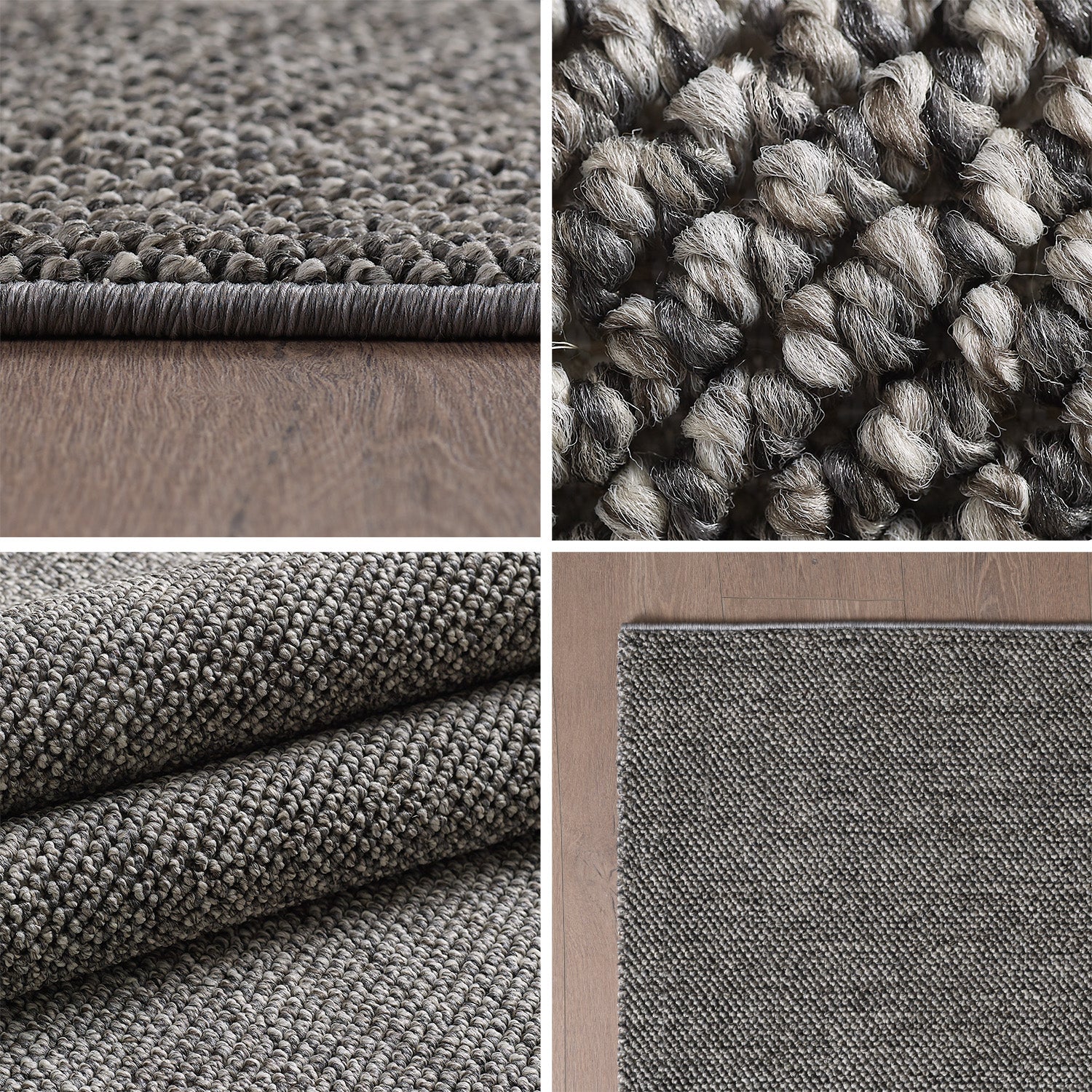 Bettumrandung Teppich Läufer mit Cut-Loop Struktur, Schlafzimmer Teppich Deko