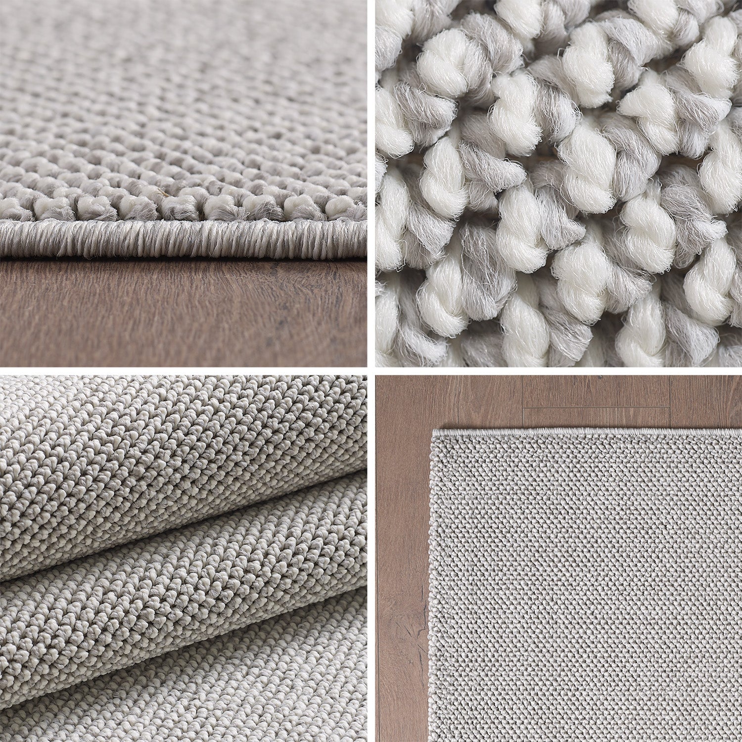 Bettumrandung Teppich Läufer mit Cut-Loop Struktur, Schlafzimmer Teppich Deko
