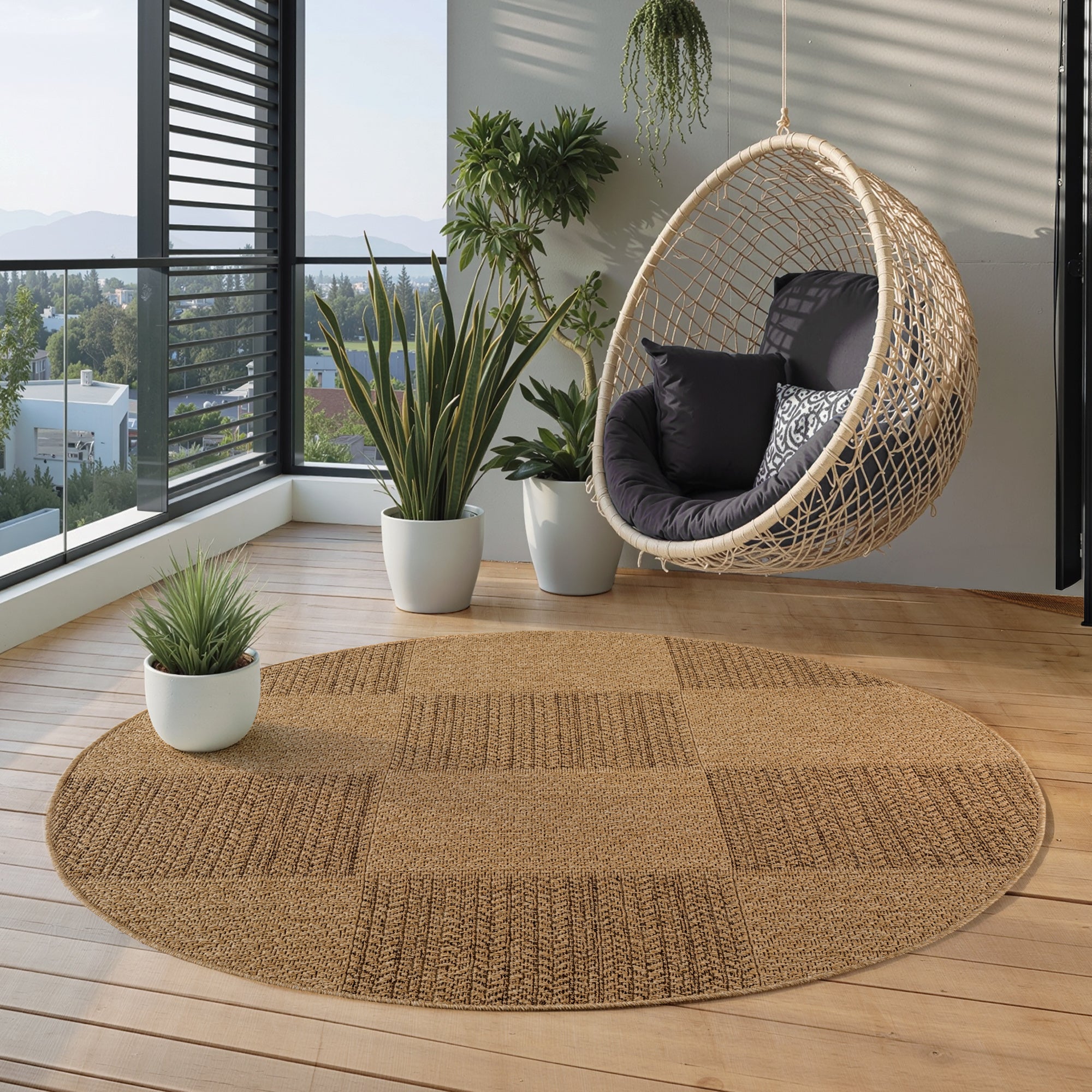 Tapis d'intérieur/extérieur Carpettex, résistant aux intempéries et robuste, idéal pour la cuisine, la terrasse et le jardin.
