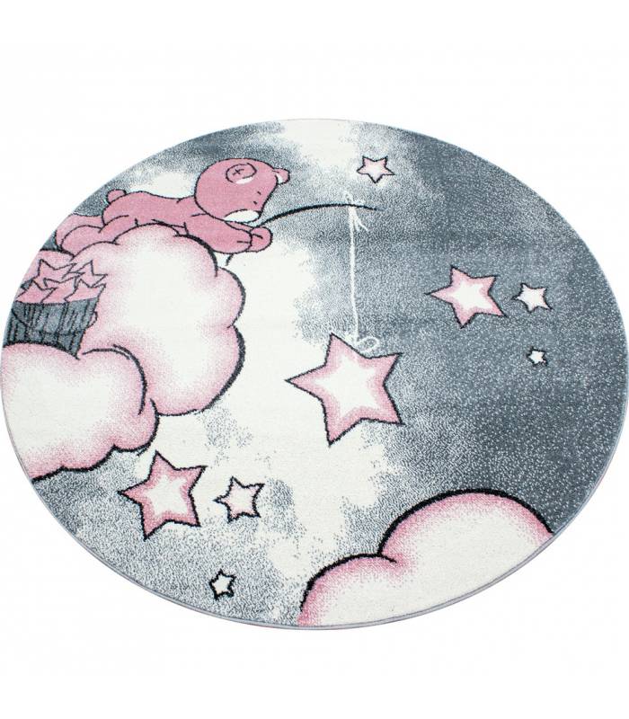 Children's carpet short pile lighthouse seafaring ship children's room gray beige