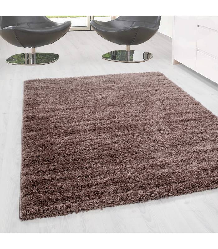 Hochflor Shaggy Langflor-Teppich Wohnzimmerteppich Soft Einfarbig in 14 Farben