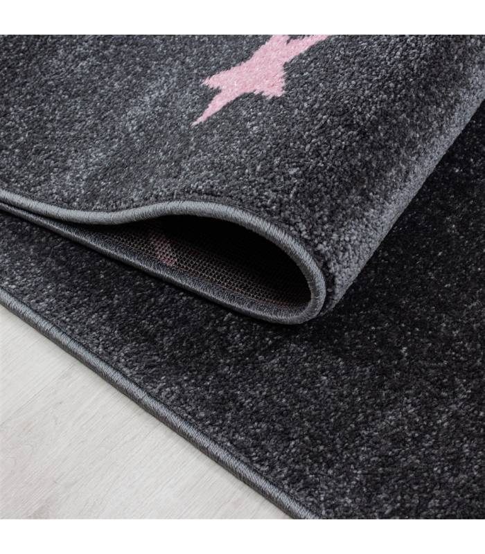 Children's carpet short pile lighthouse seafaring ship children's room gray beige