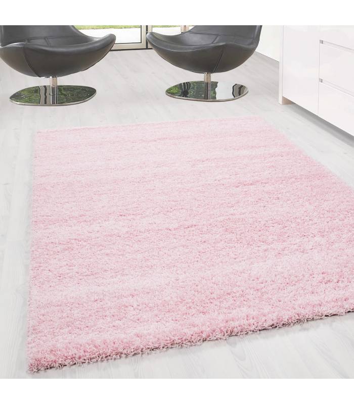 Hochflor Shaggy Langflor-Teppich Wohnzimmerteppich Soft Einfarbig in 14 Farben
