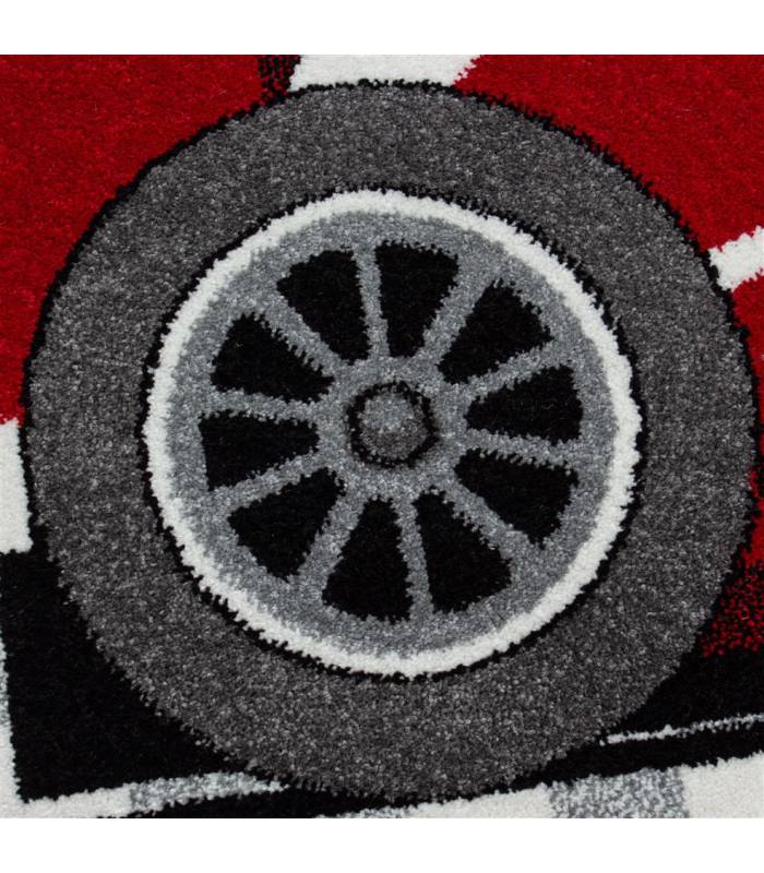 Children's carpet short pile lighthouse seafaring ship children's room gray beige