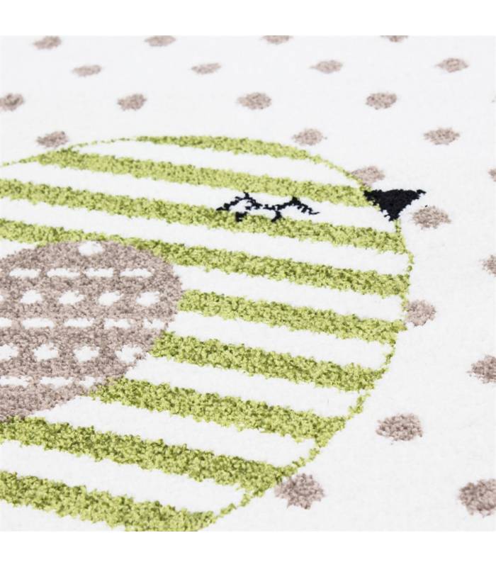 Children's carpet short pile lighthouse seafaring ship children's room gray beige