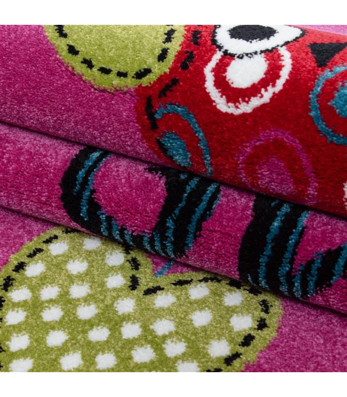 Children's carpet short pile lighthouse seafaring ship children's room gray beige