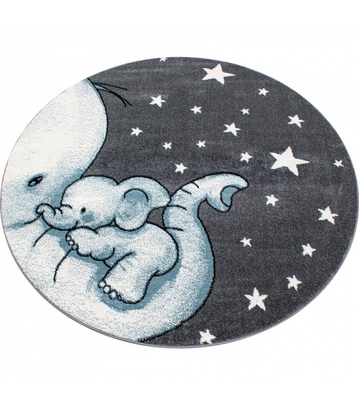 Children's carpet short pile lighthouse seafaring ship children's room gray beige