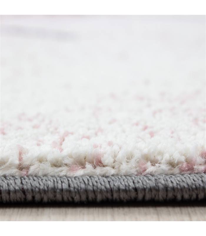 Children's carpet short pile lighthouse seafaring ship children's room gray beige